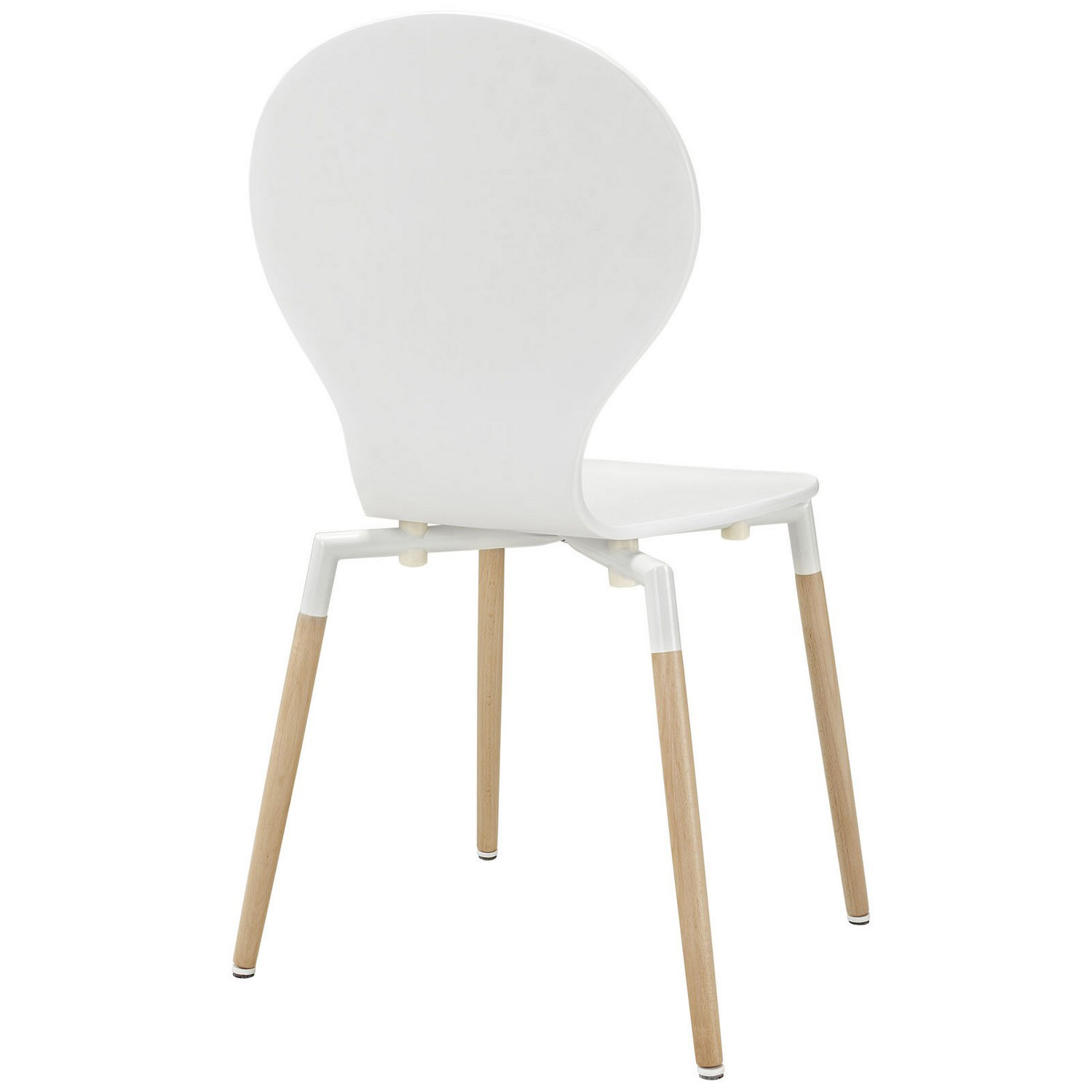 Modway Path Dining Chair Set of 4 - White