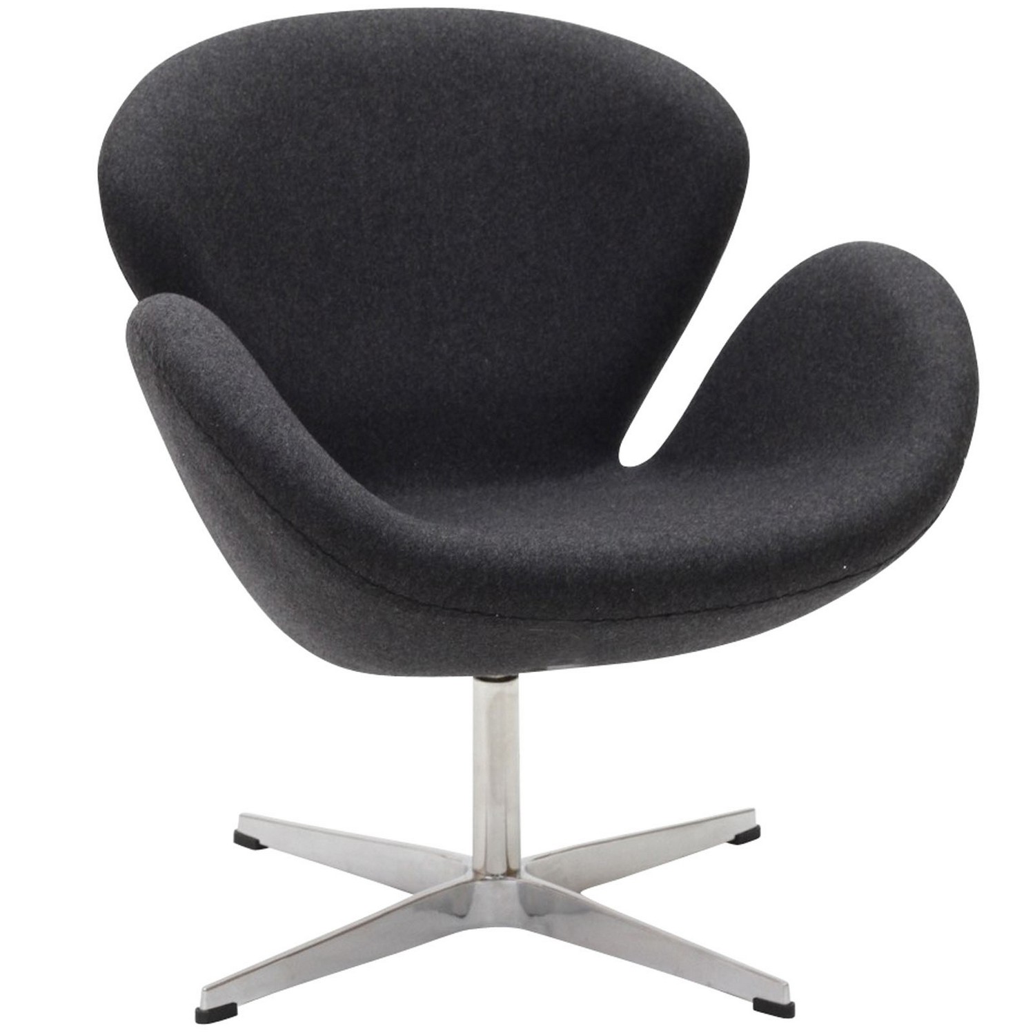 Modway Wing Lounge Chair - Dark Gray