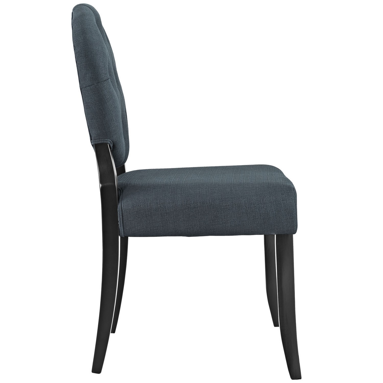 Modway Button Dining Side Chair - Gray