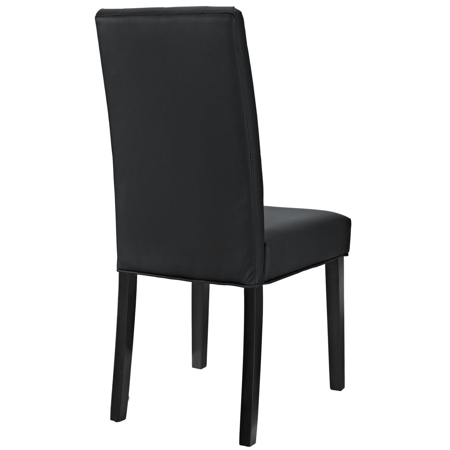 Modway Confer Dining Vinyl Side Chair - Black