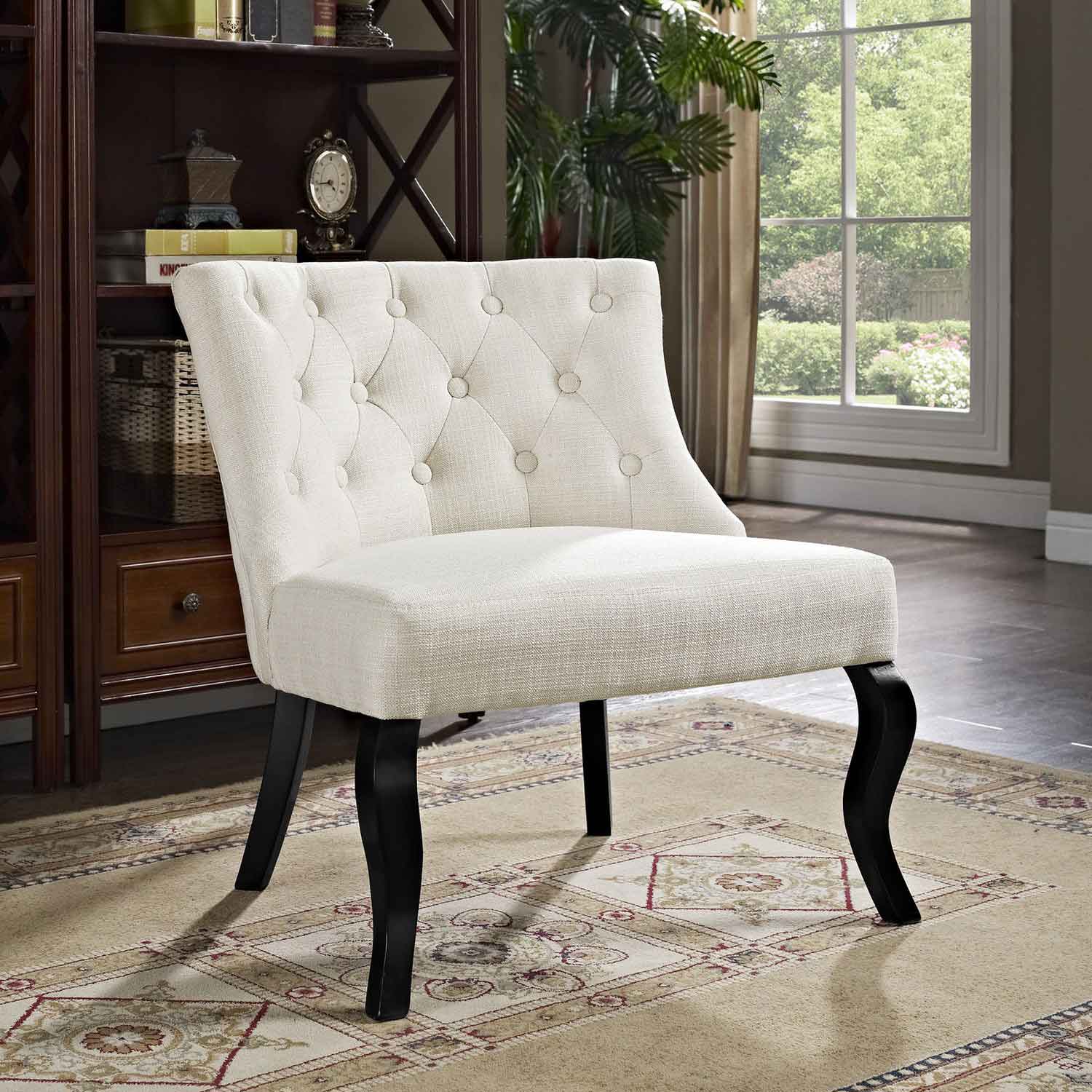 Modway Royal Fabric Armchair - Beige