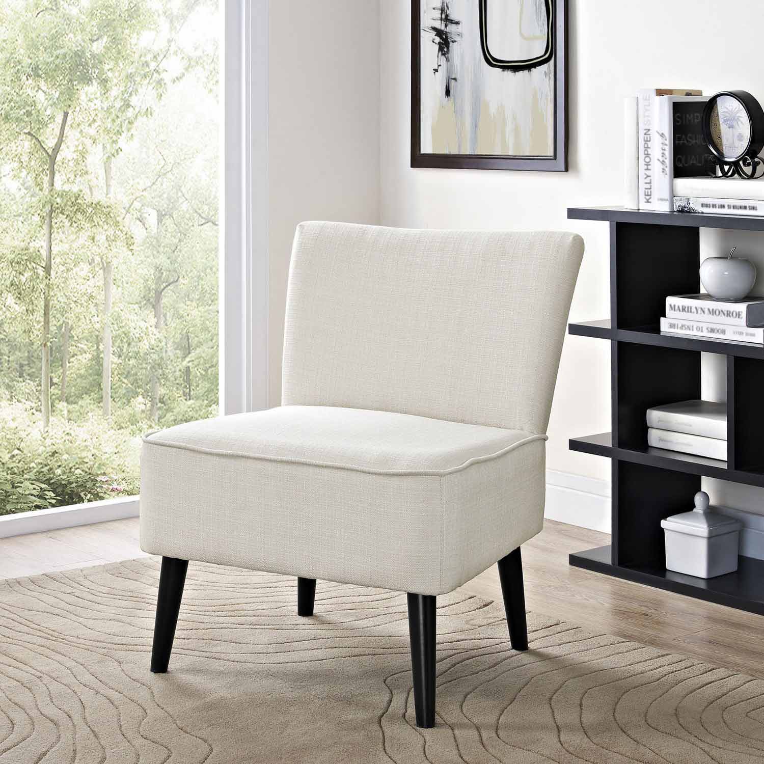 Modway Reef Fabric Side Chair - Beige