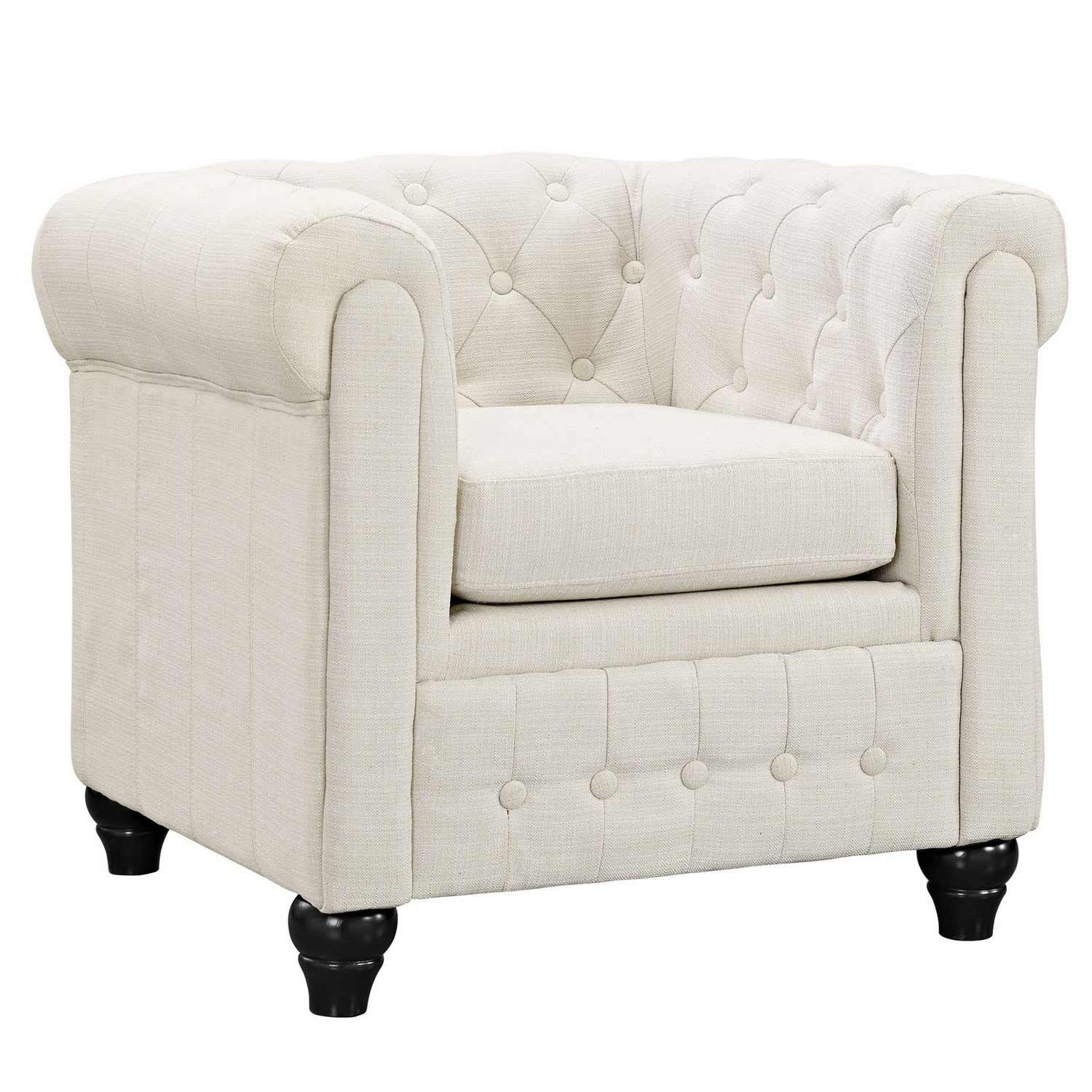 Modway Earl Fabric Armchair - Beige