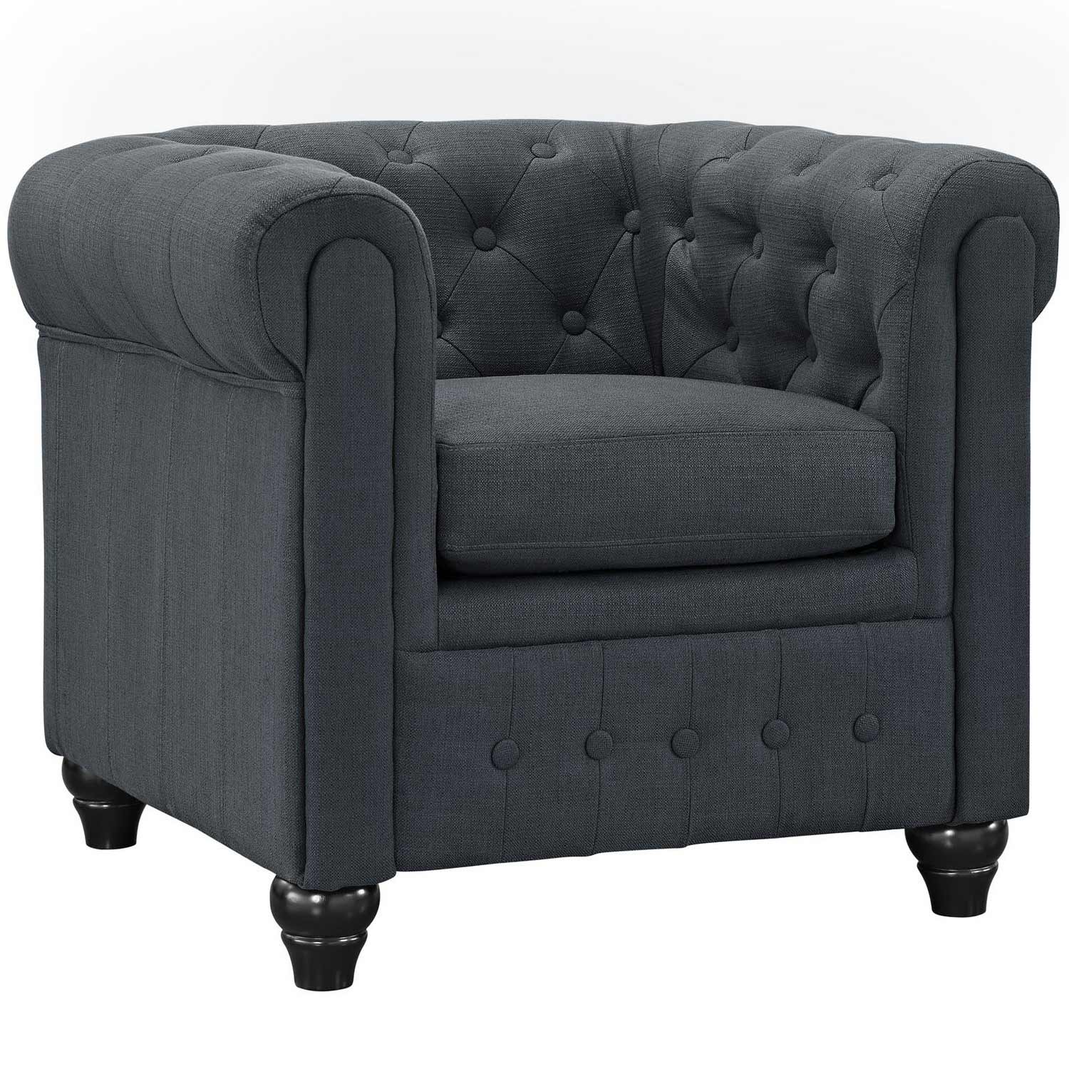 Modway Earl Fabric Armchair - Gray