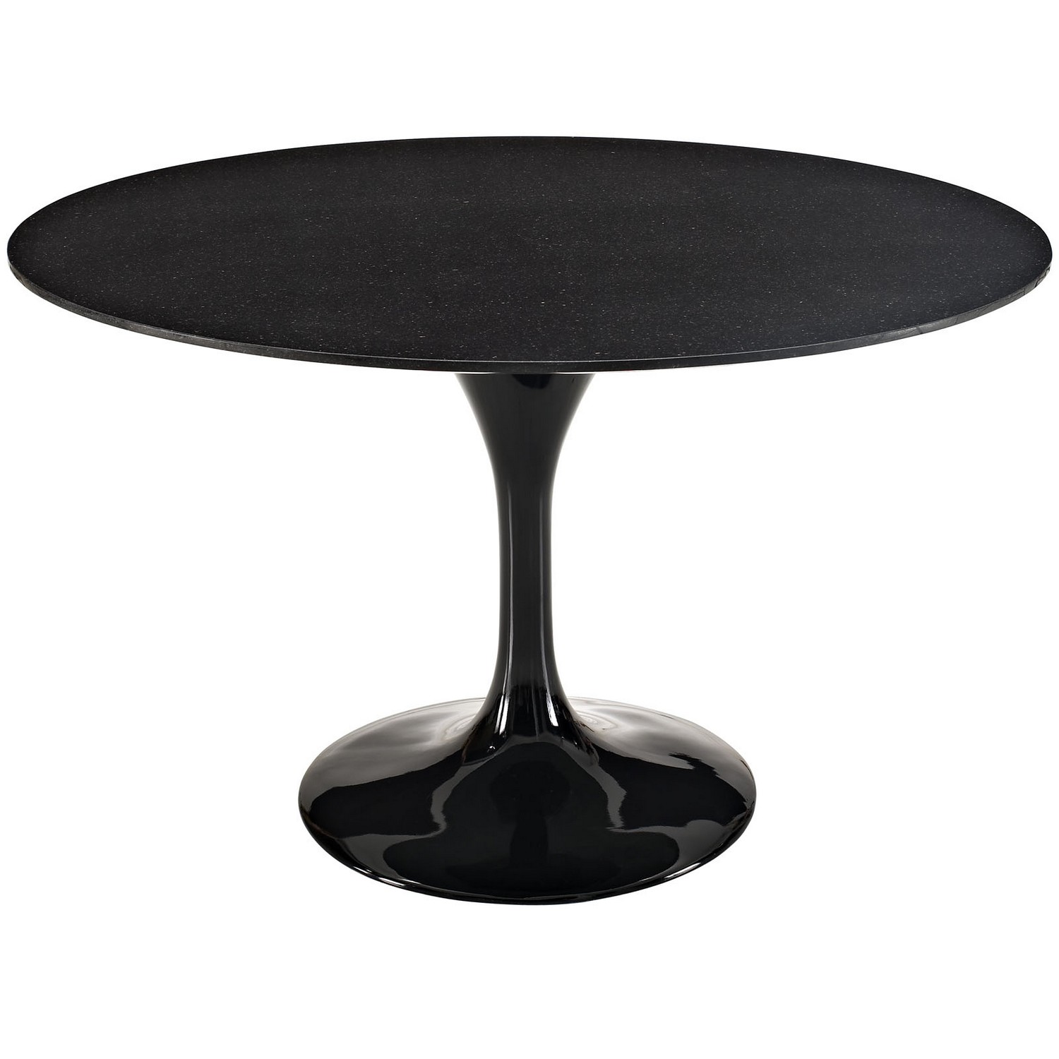 Modway Lippa 48 Marble Dining Table - Black