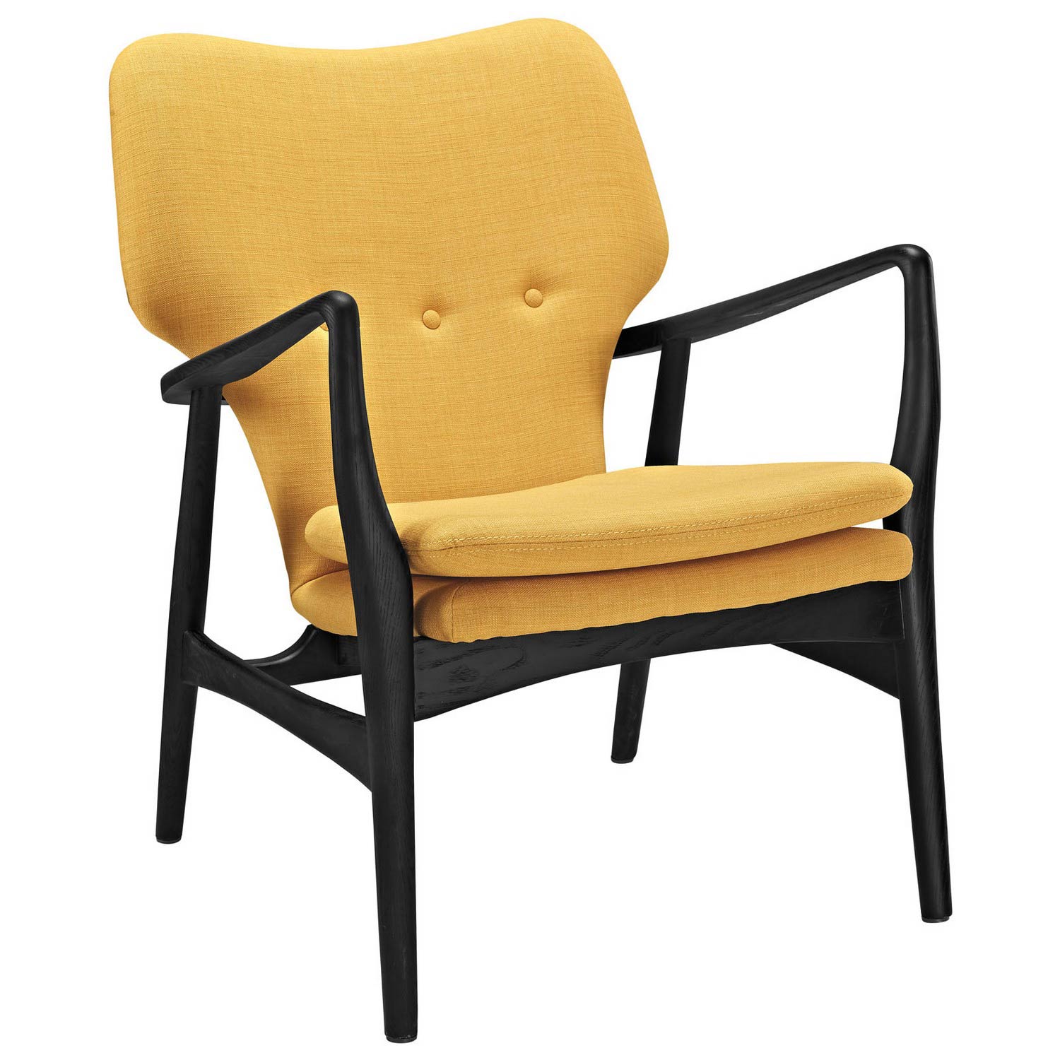 Modway Heed Lounge Chair - Black/Yellow