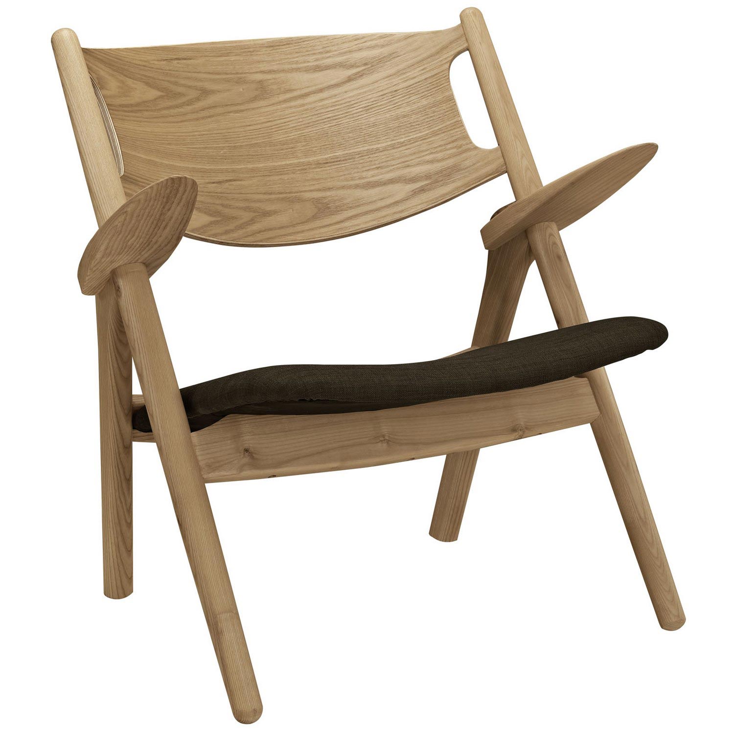 Modway Concise Lounge Chair - Natural Brown