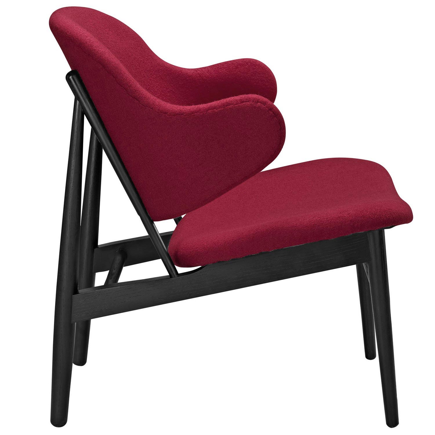 Modway Suffuse Lounge Chair - Black/Red