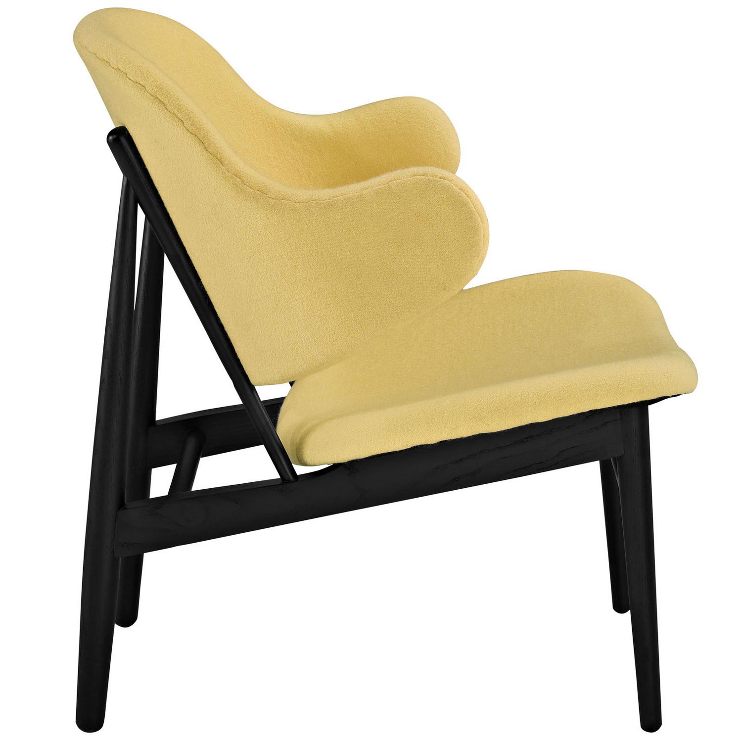 Modway Suffuse Lounge Chair - Black/Yellow