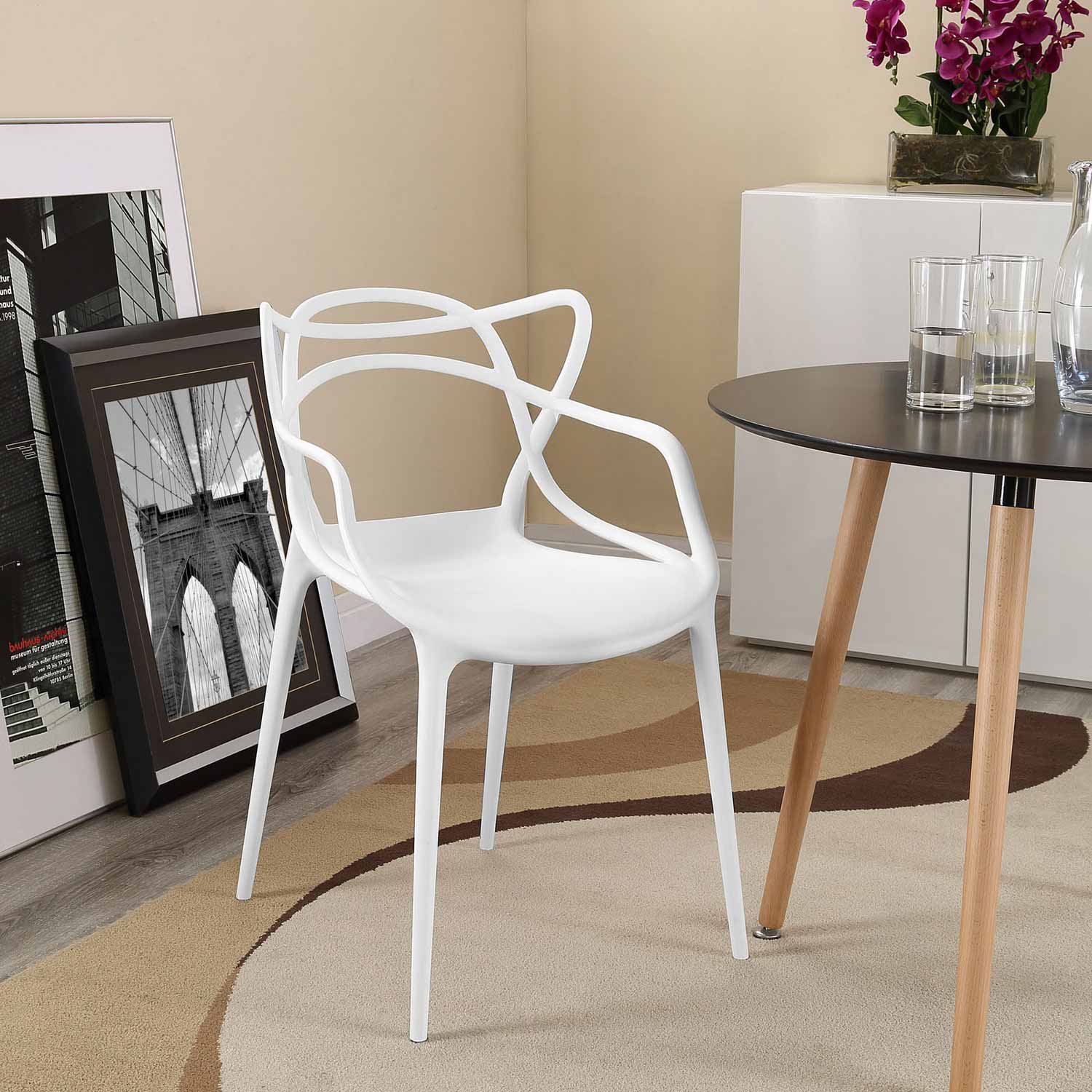 Modway Entangled Dining Armchair - White