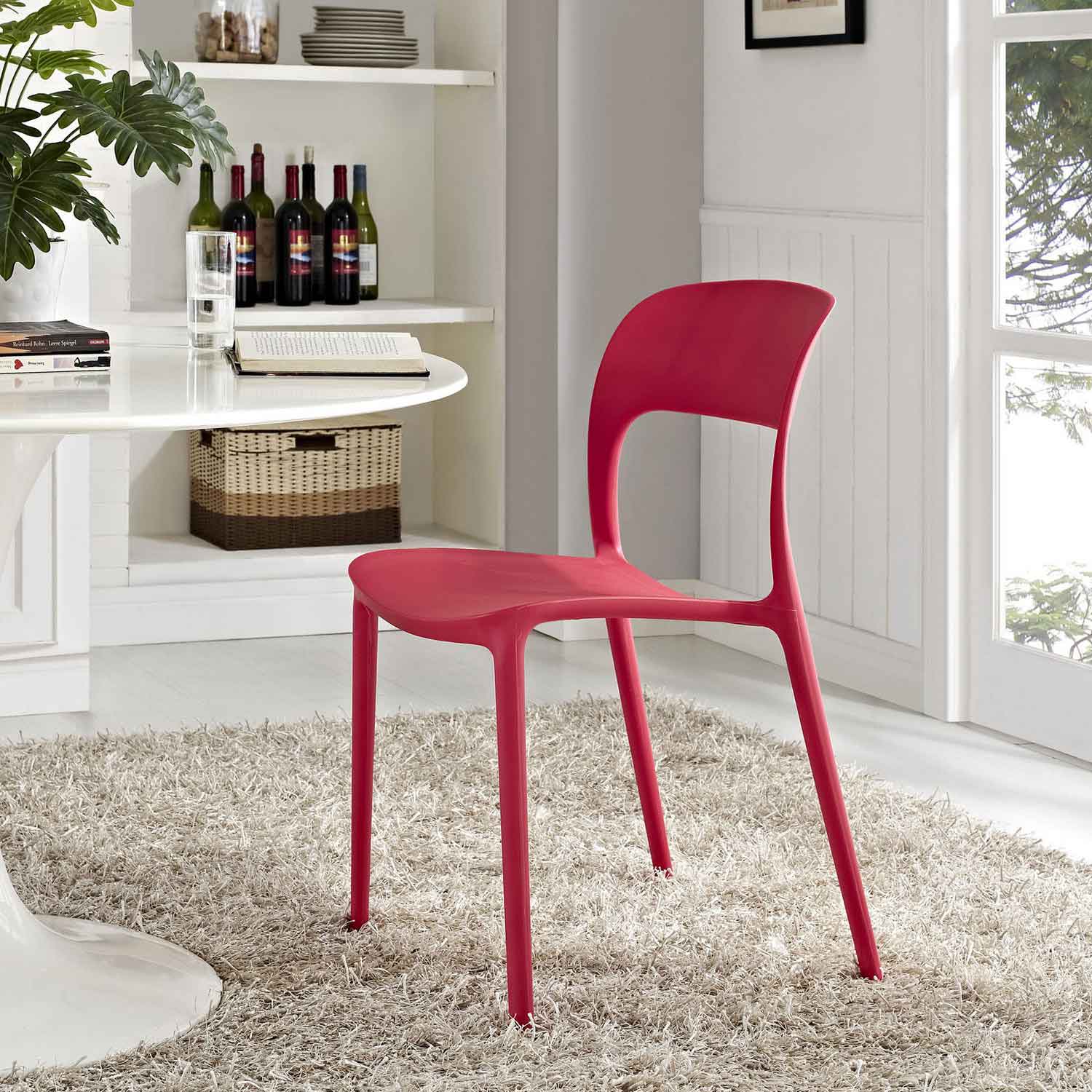 Modway Hop Dining Side Chair - Red