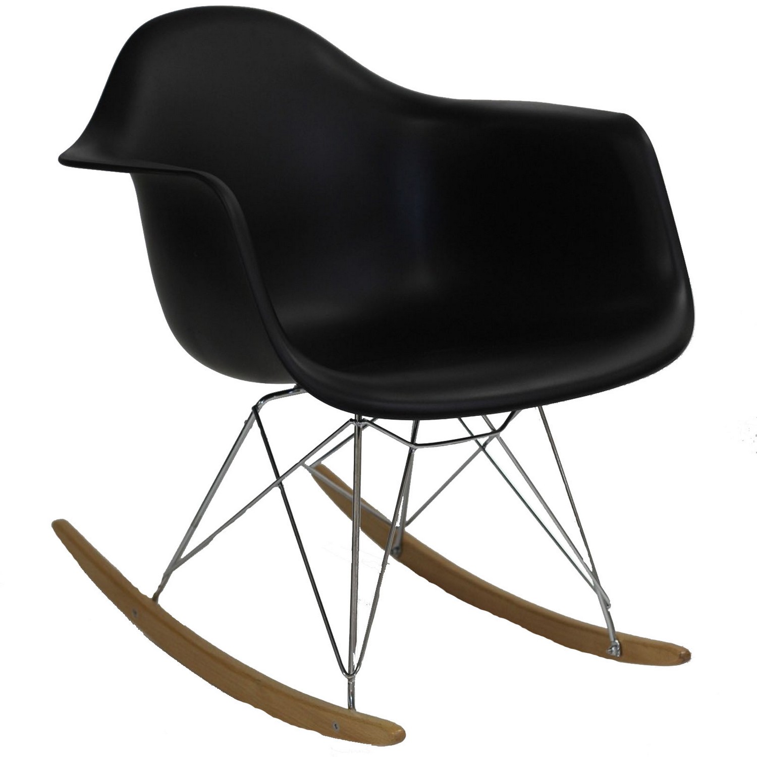 Modway Rocker Lounge Chair - Black