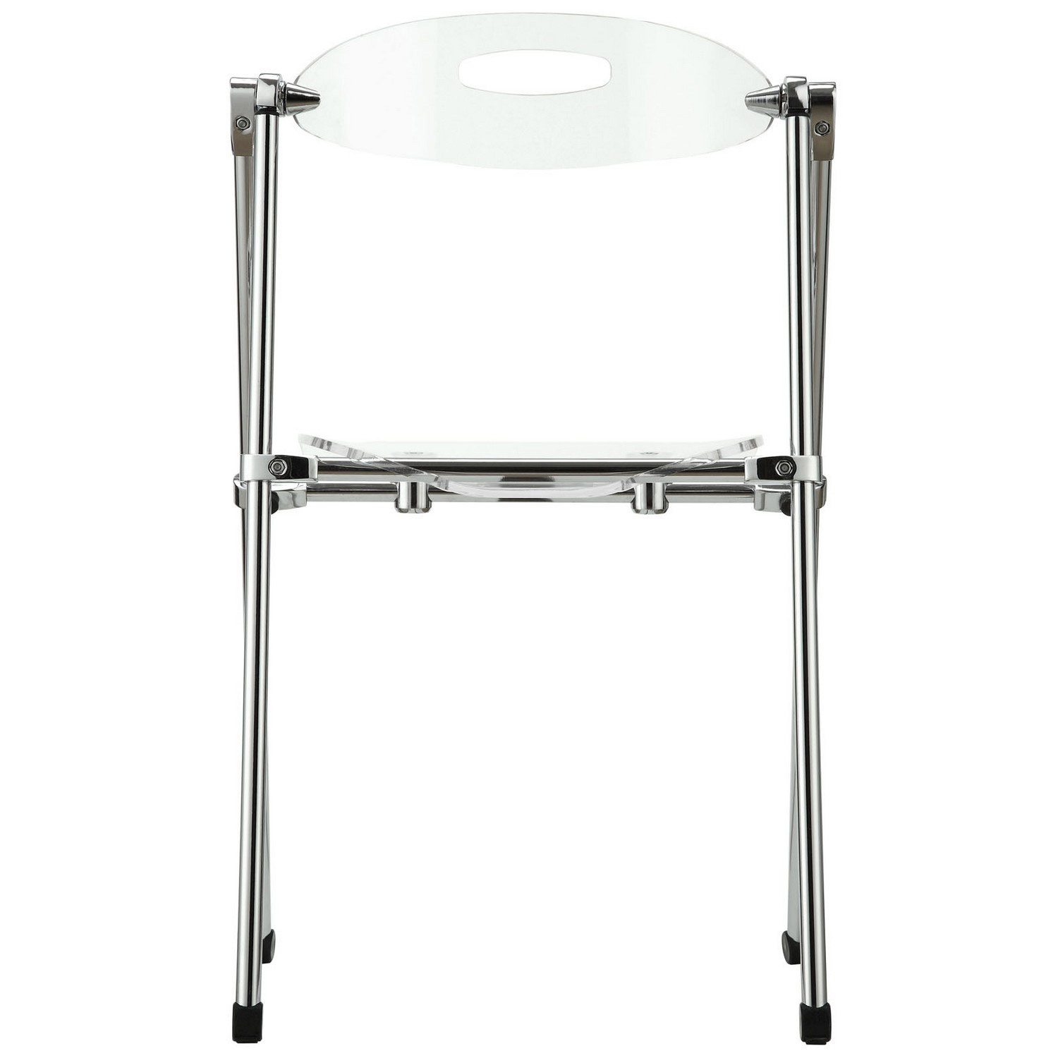Modway Telescope Folding Chair - Clear