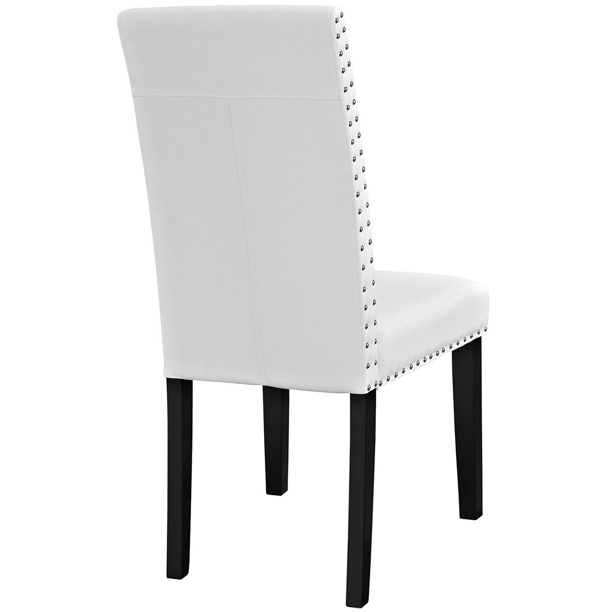 Modway Parcel Dining Vinyl Side Chair - White