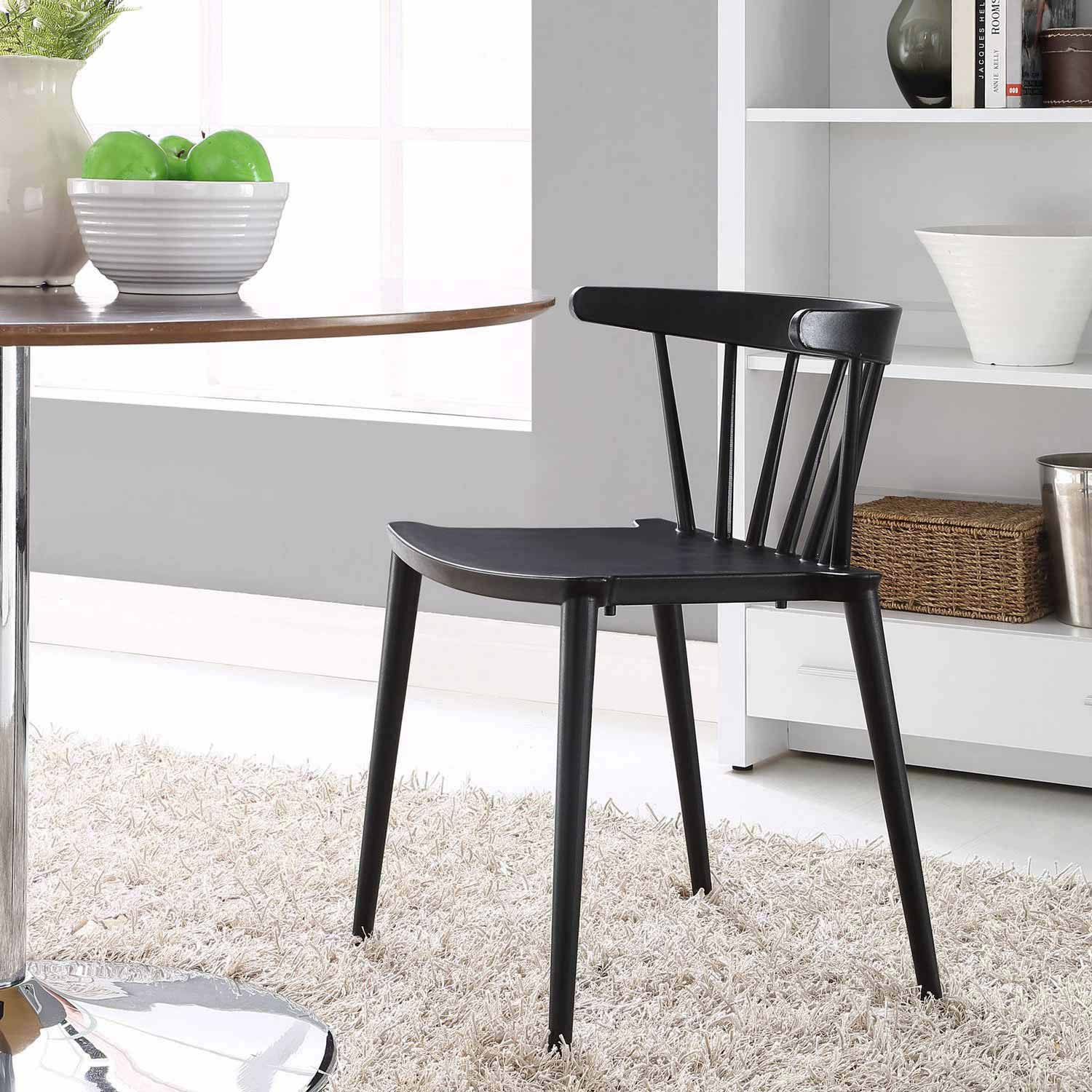 Modway Spindle Dining Side Chair - Black
