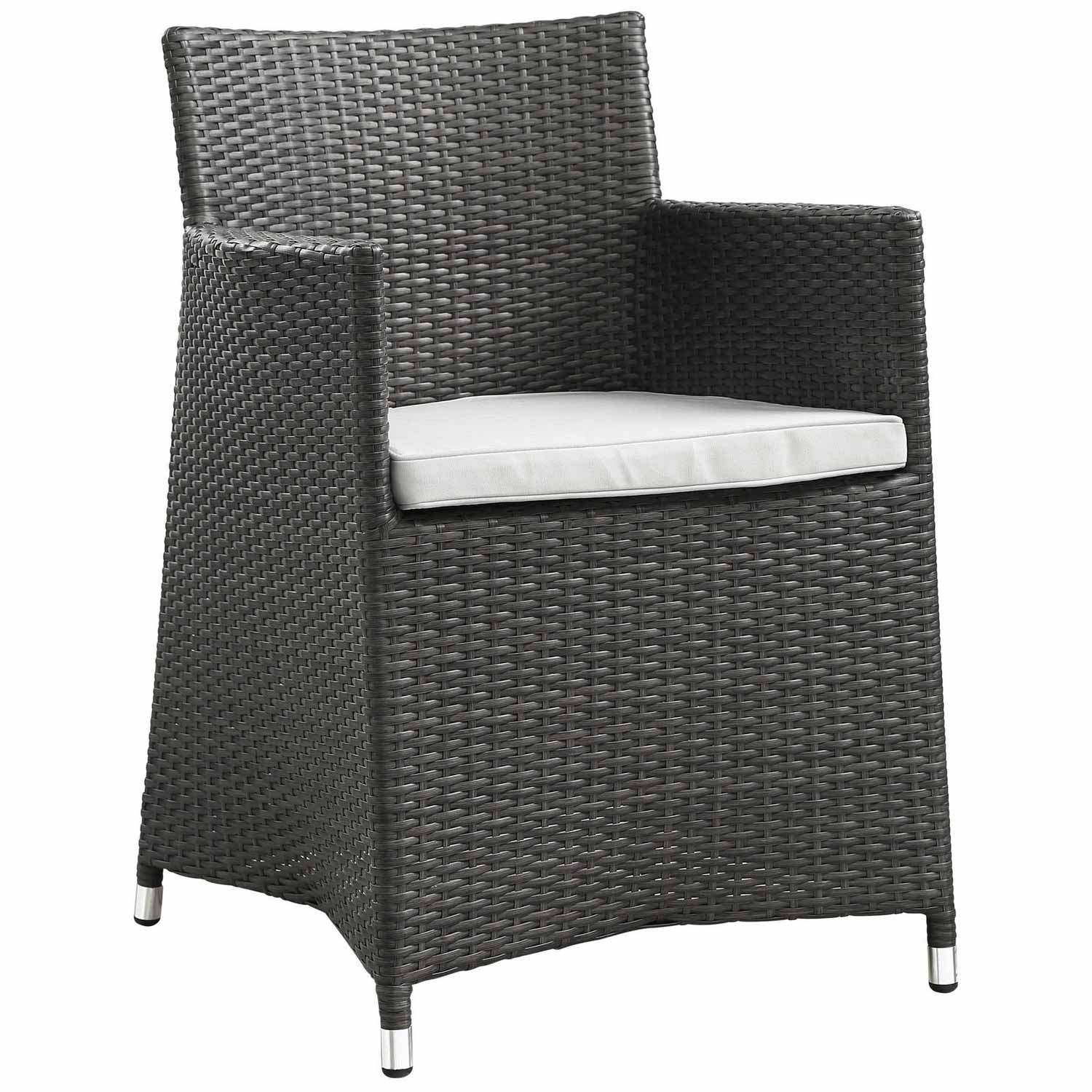 Modway Junction Outdoor Patio Armchair - Brown/White