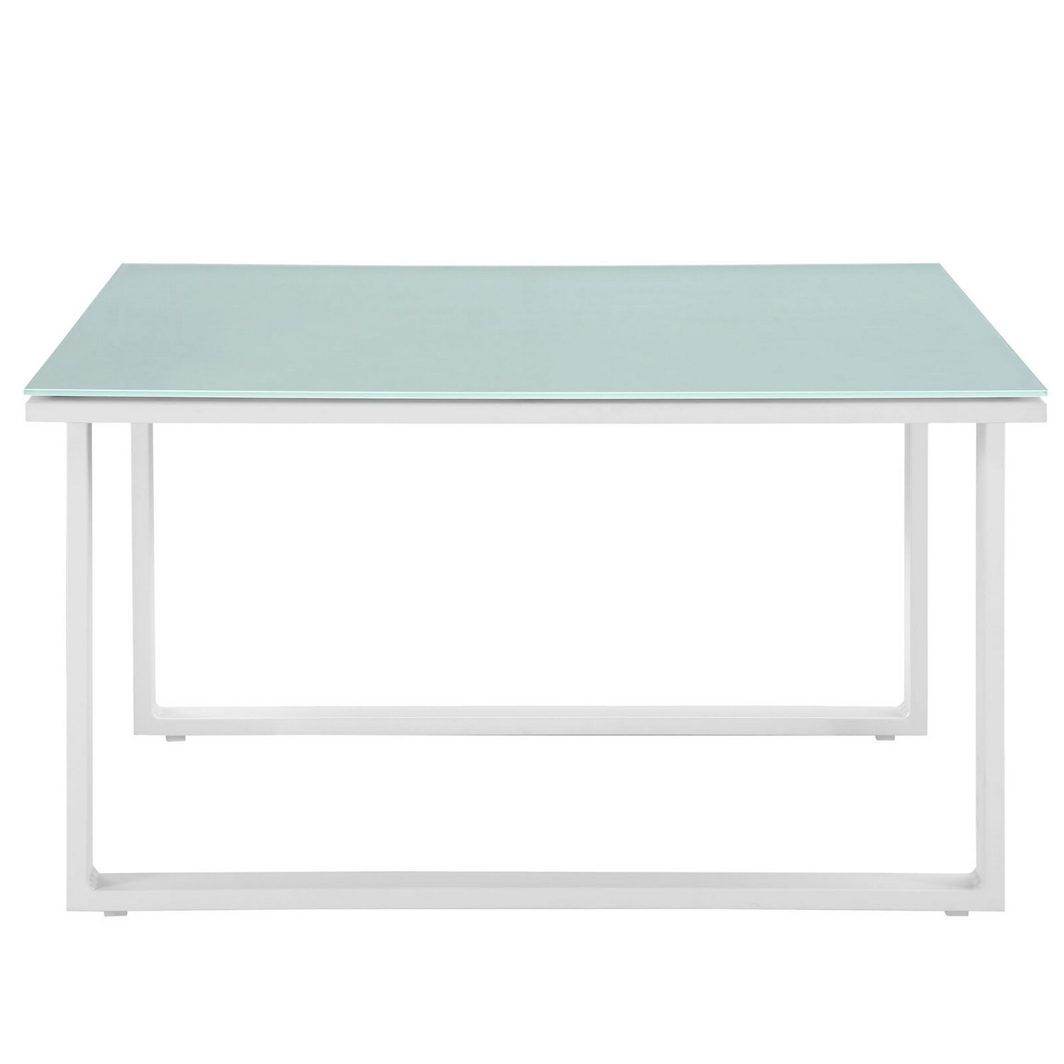 Modway Fortuna Outdoor Patio Side Table - White