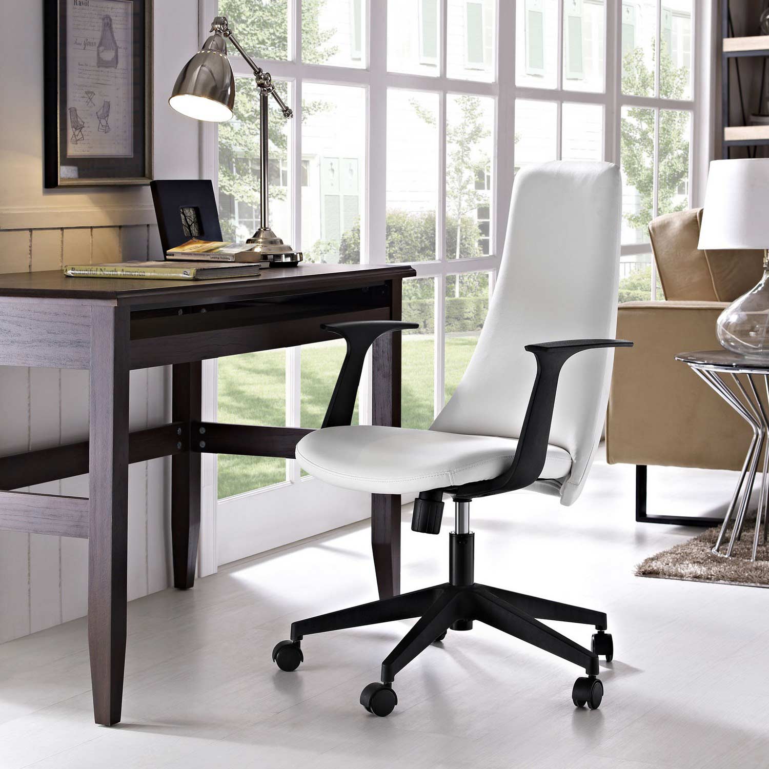 Modway Fount Mid Back Office Chair - White