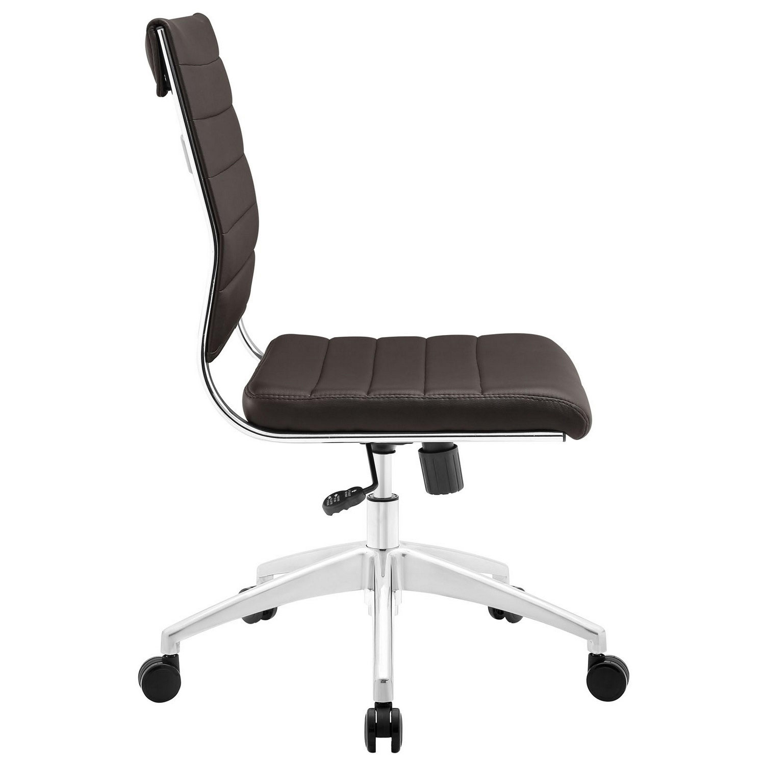 Modway Jive Armless Mid Back Office Chair - Brown
