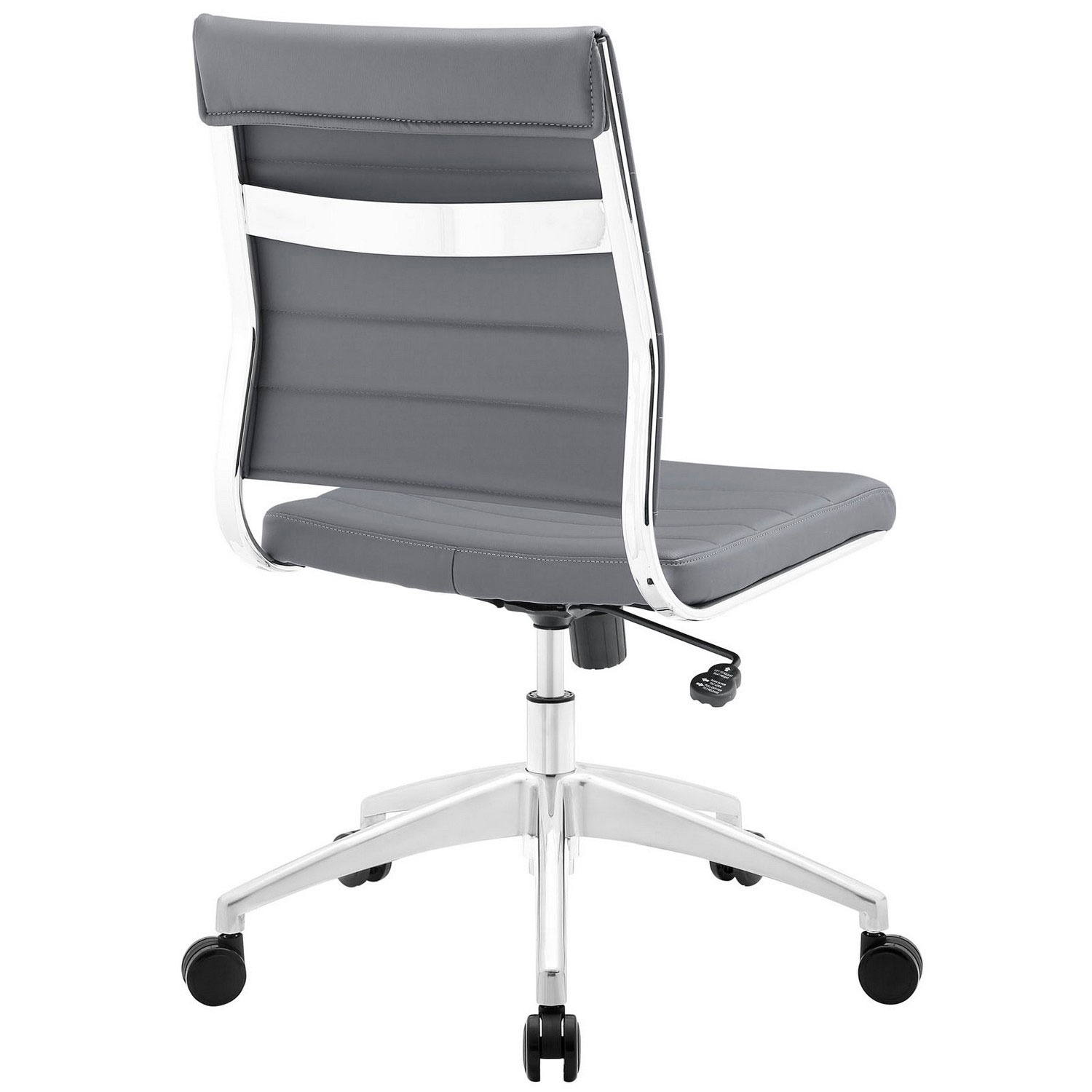 Modway Jive Armless Mid Back Office Chair - Gray