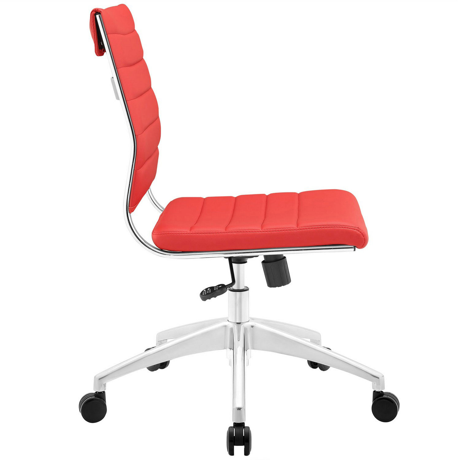 Modway Jive Armless Mid Back Office Chair - Red