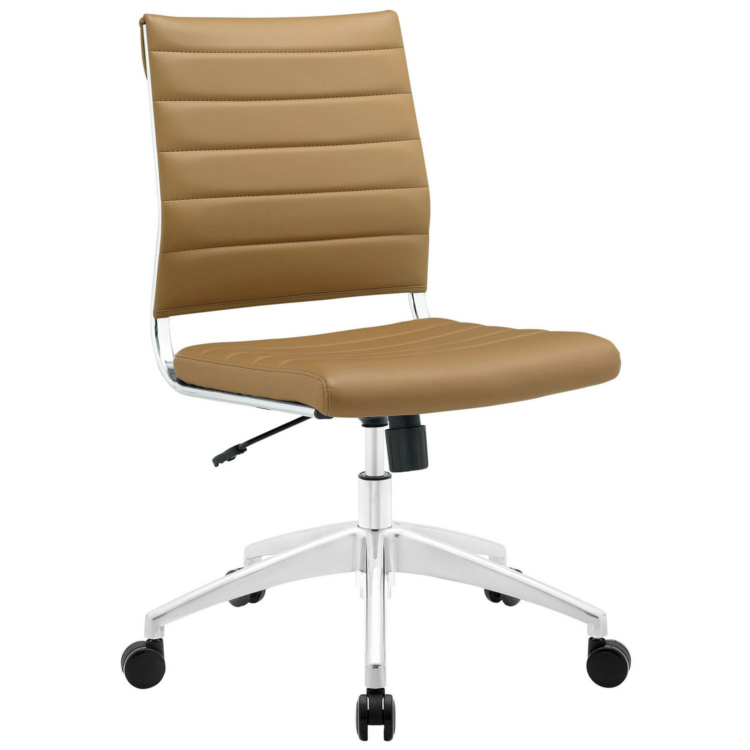 Modway Jive Armless Mid Back Office Chair - Tan