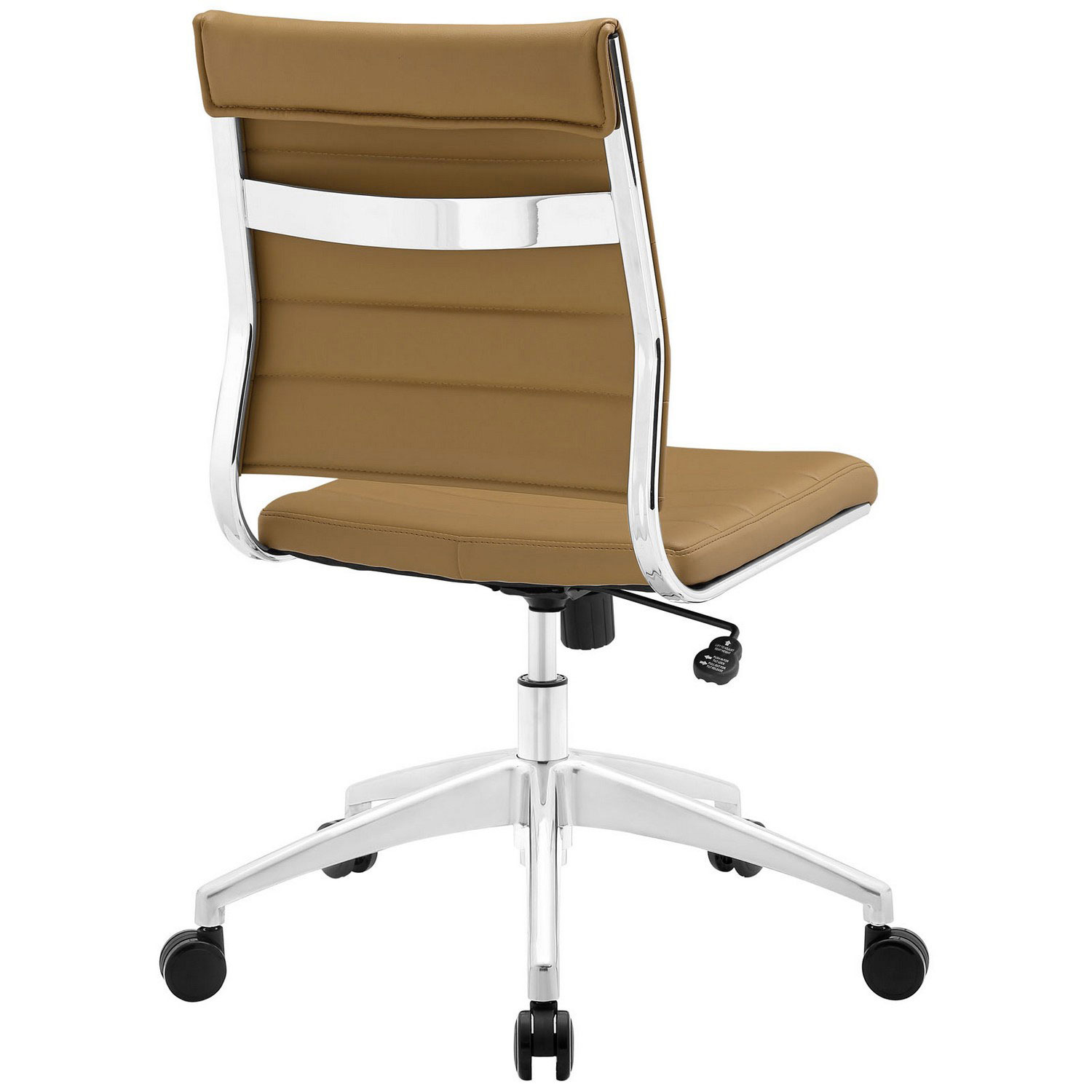 Modway Jive Armless Mid Back Office Chair - Tan