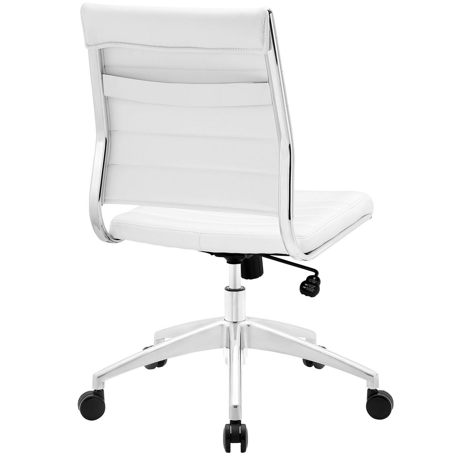 Modway Jive Armless Mid Back Office Chair - White