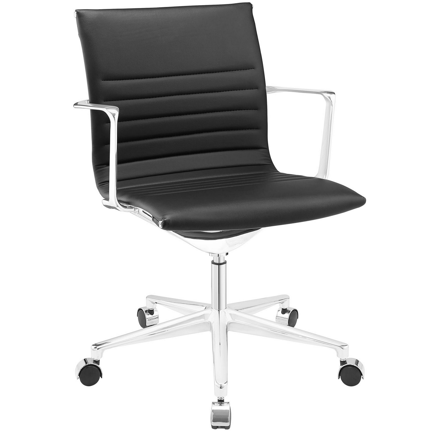 Modway Vi Mid Back Office Chair - Black
