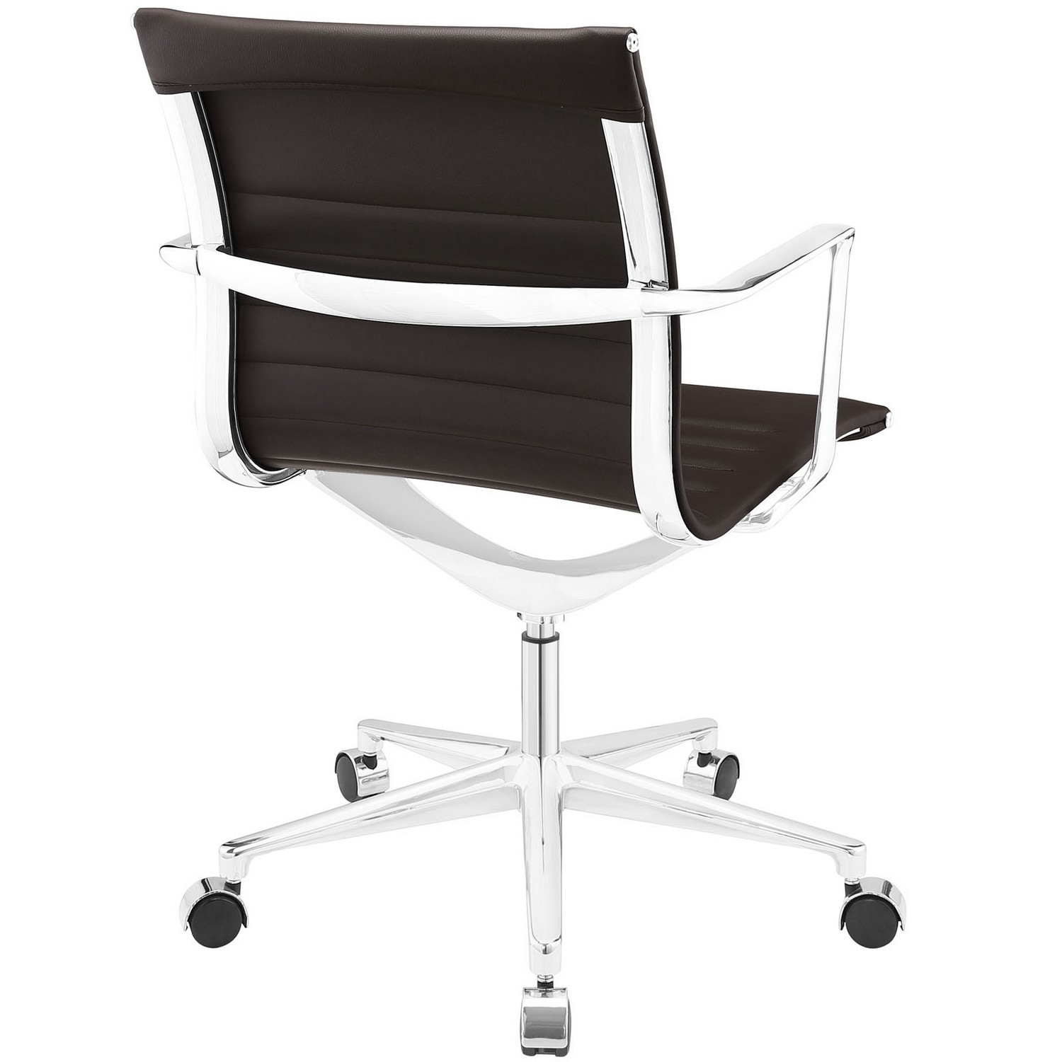 Modway Vi Mid Back Office Chair - Brown