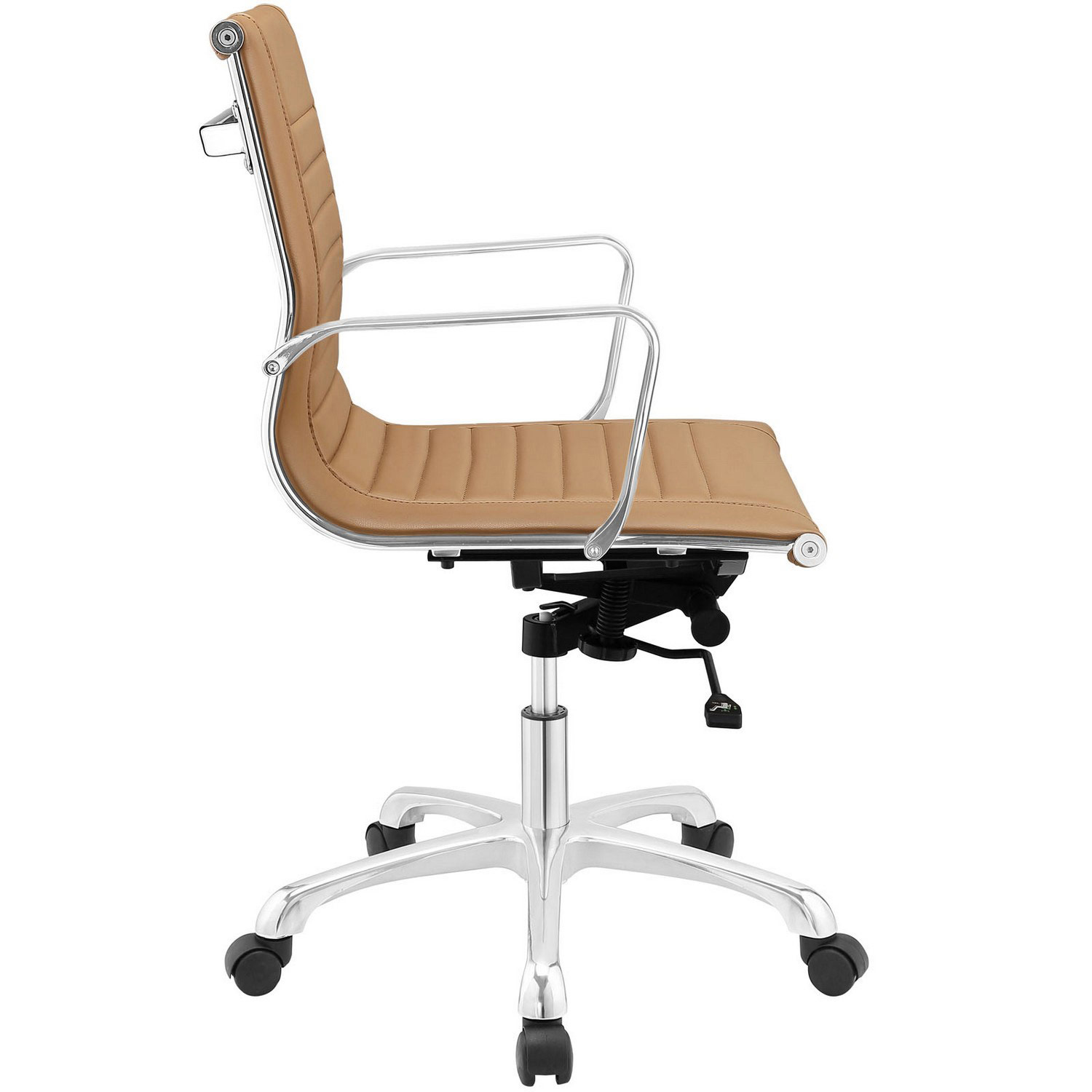 Modway Runway Mid Back Office Chair - Tan