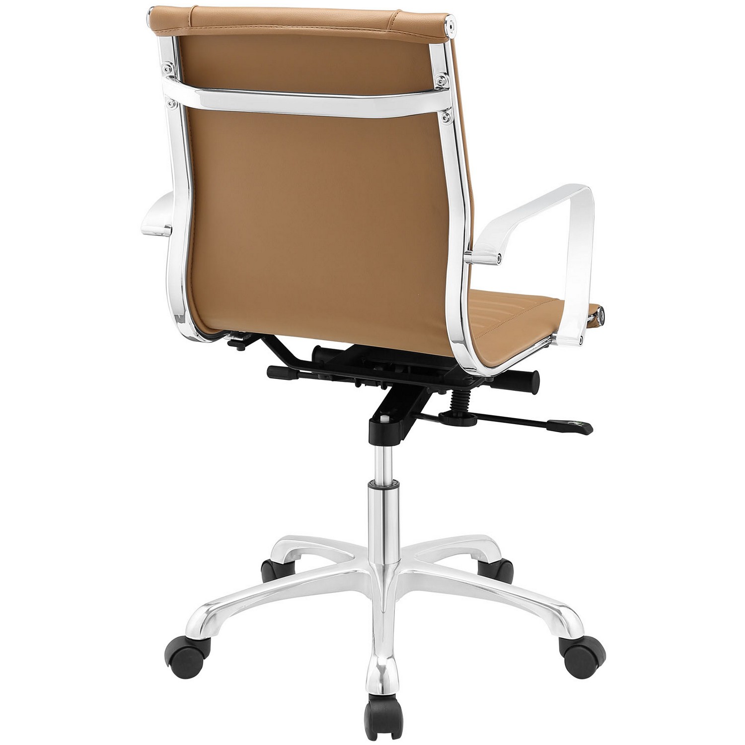 Modway Runway Mid Back Office Chair - Tan