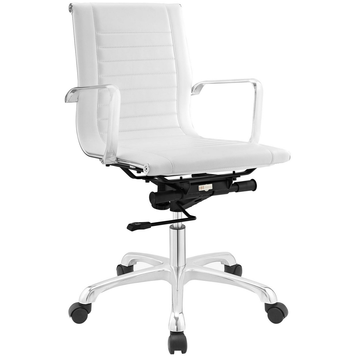 Modway Runway Mid Back Office Chair - White