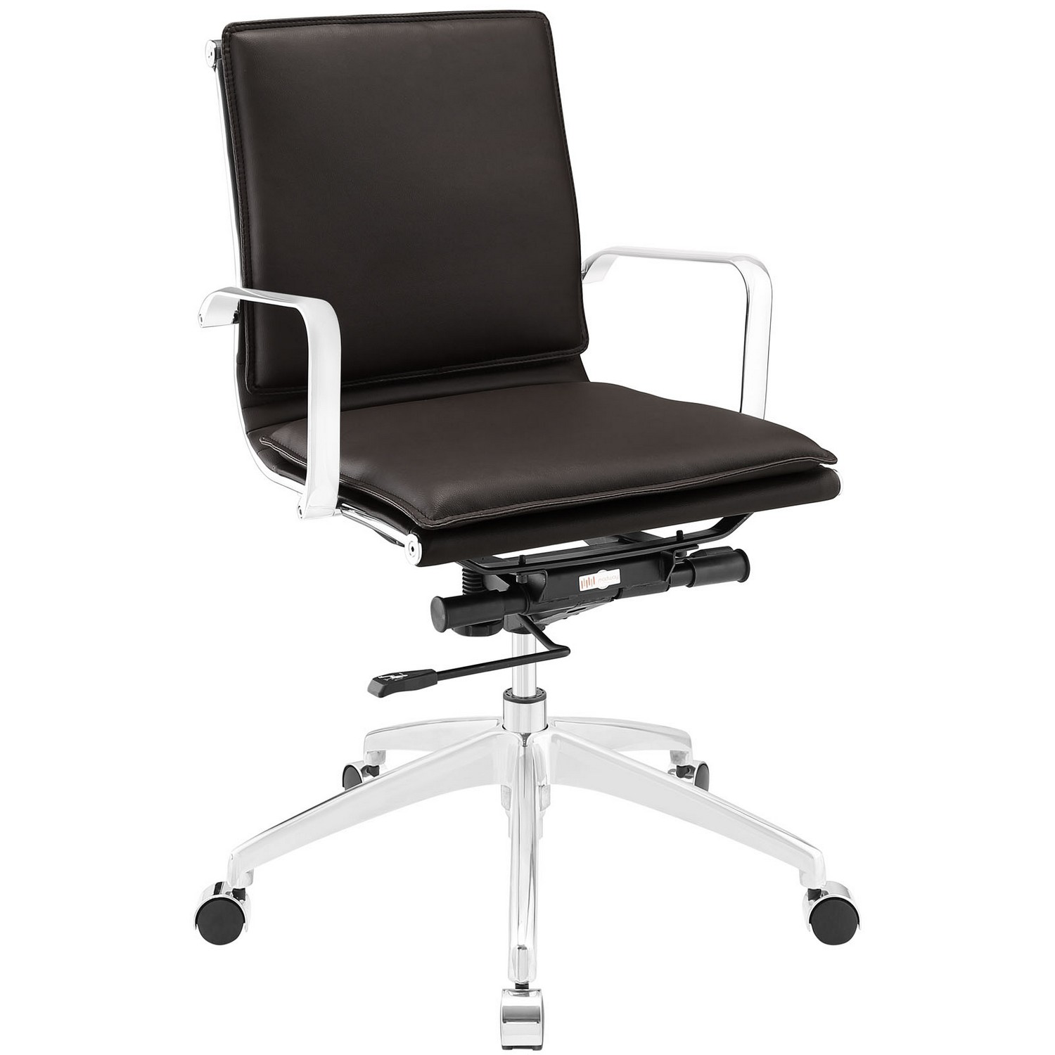 Modway Sage Mid Back Office Chair - Brown