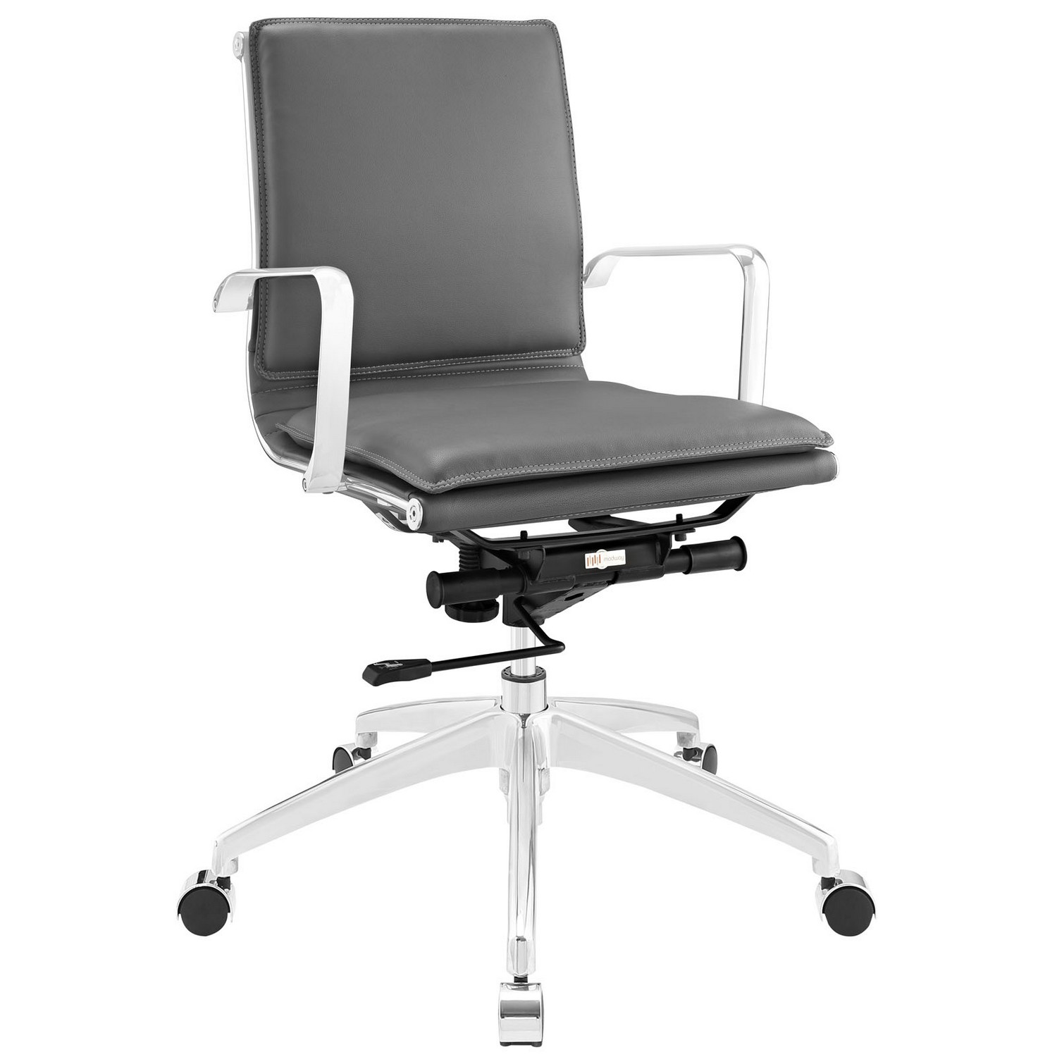 Modway Sage Mid Back Office Chair - Gray