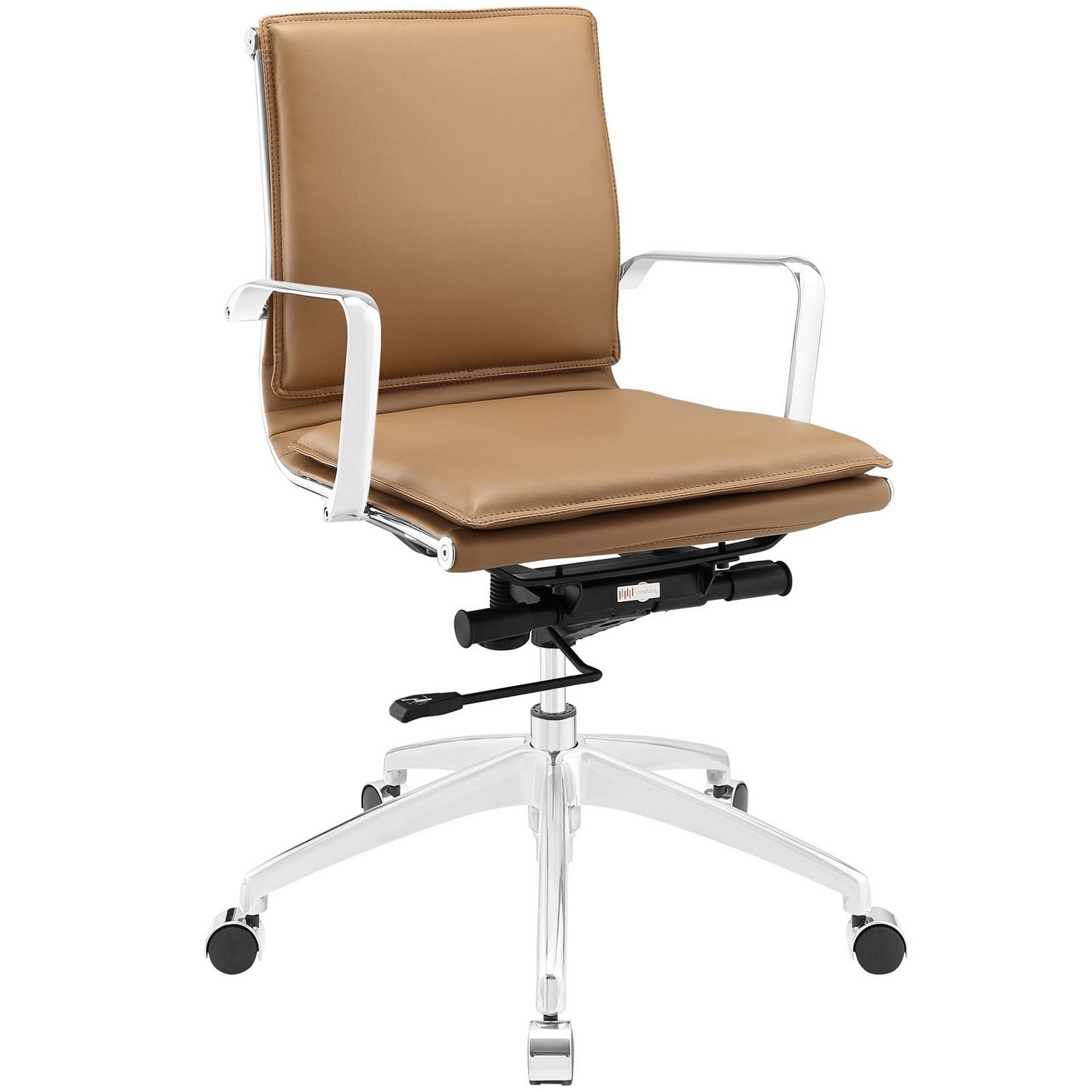 Modway Sage Mid Back Office Chair - Tan