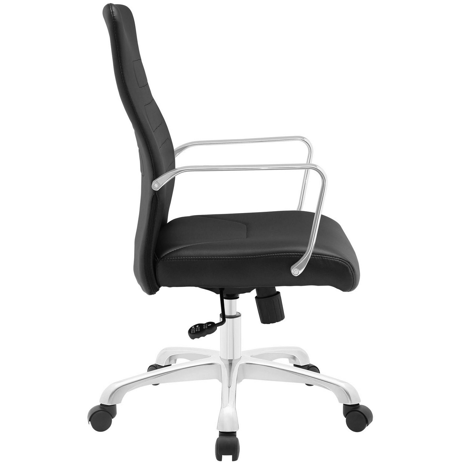 Modway Depict Mid Back Aluminum Office Chair - Black