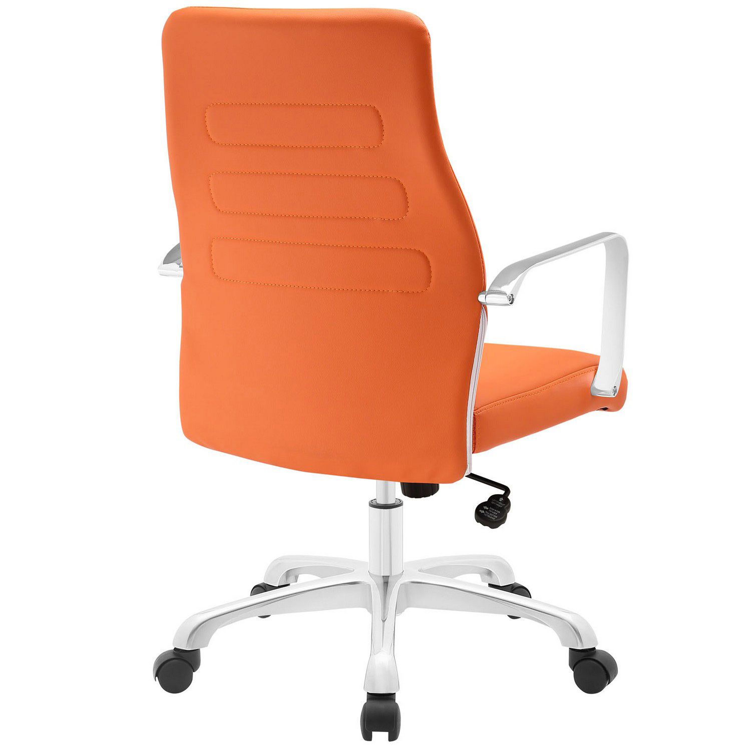 Modway Depict Mid Back Aluminum Office Chair - Orange