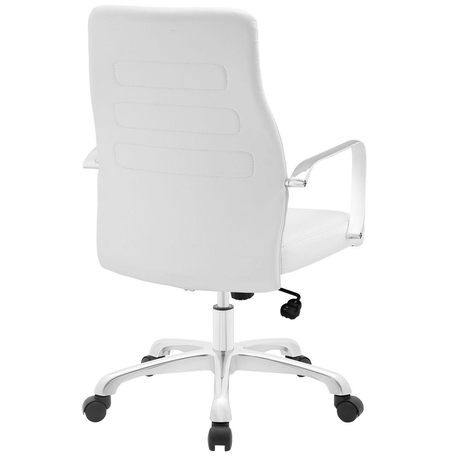 Modway Depict Mid Back Aluminum Office Chair - White