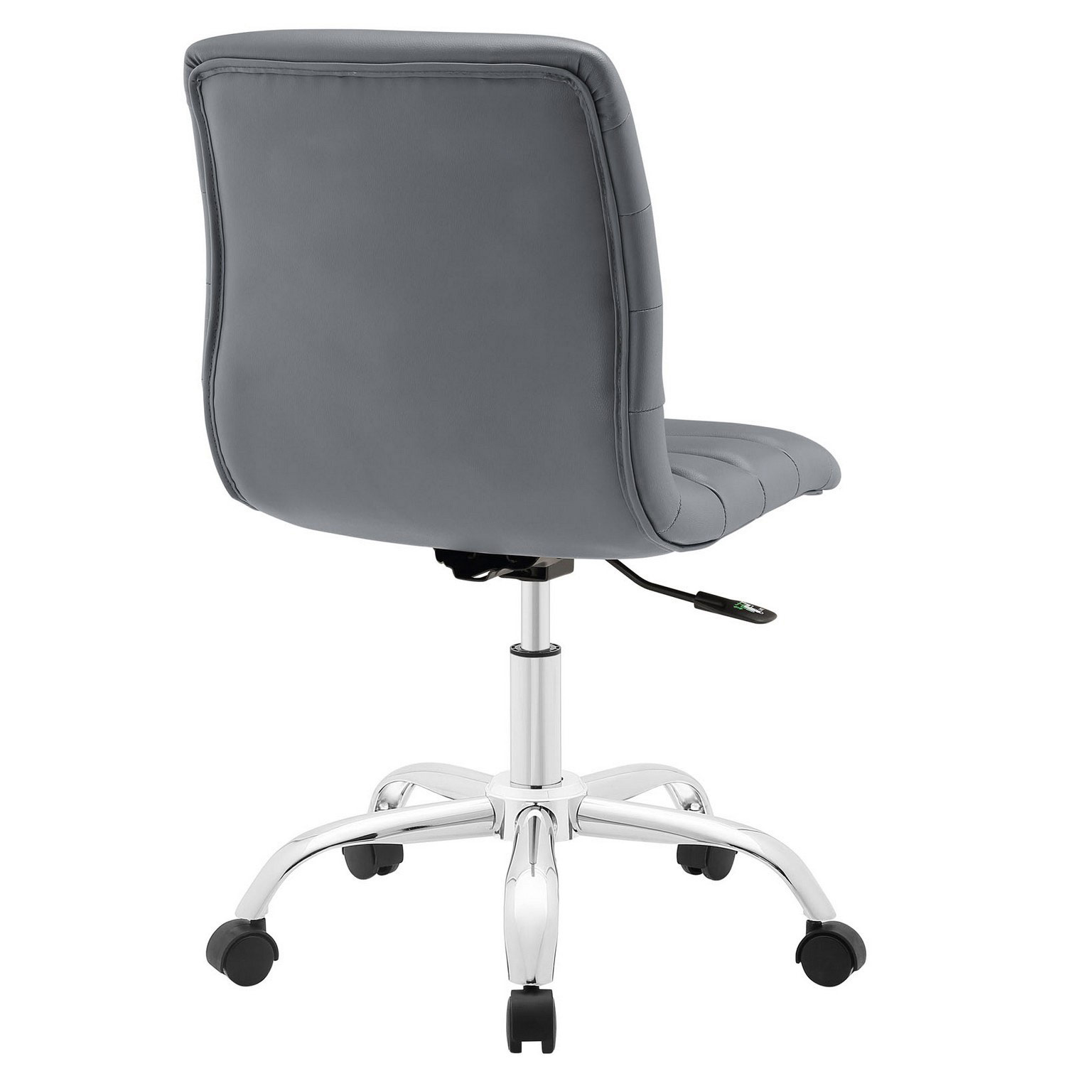 Modway Ripple Armless Mid Back Office Chair - Gray