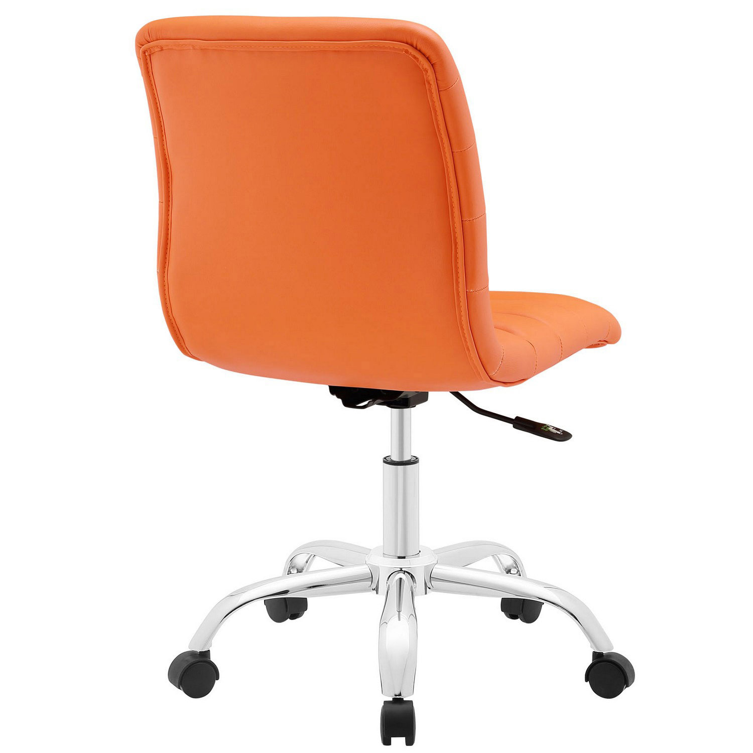 Modway Ripple Armless Mid Back Office Chair - Orange