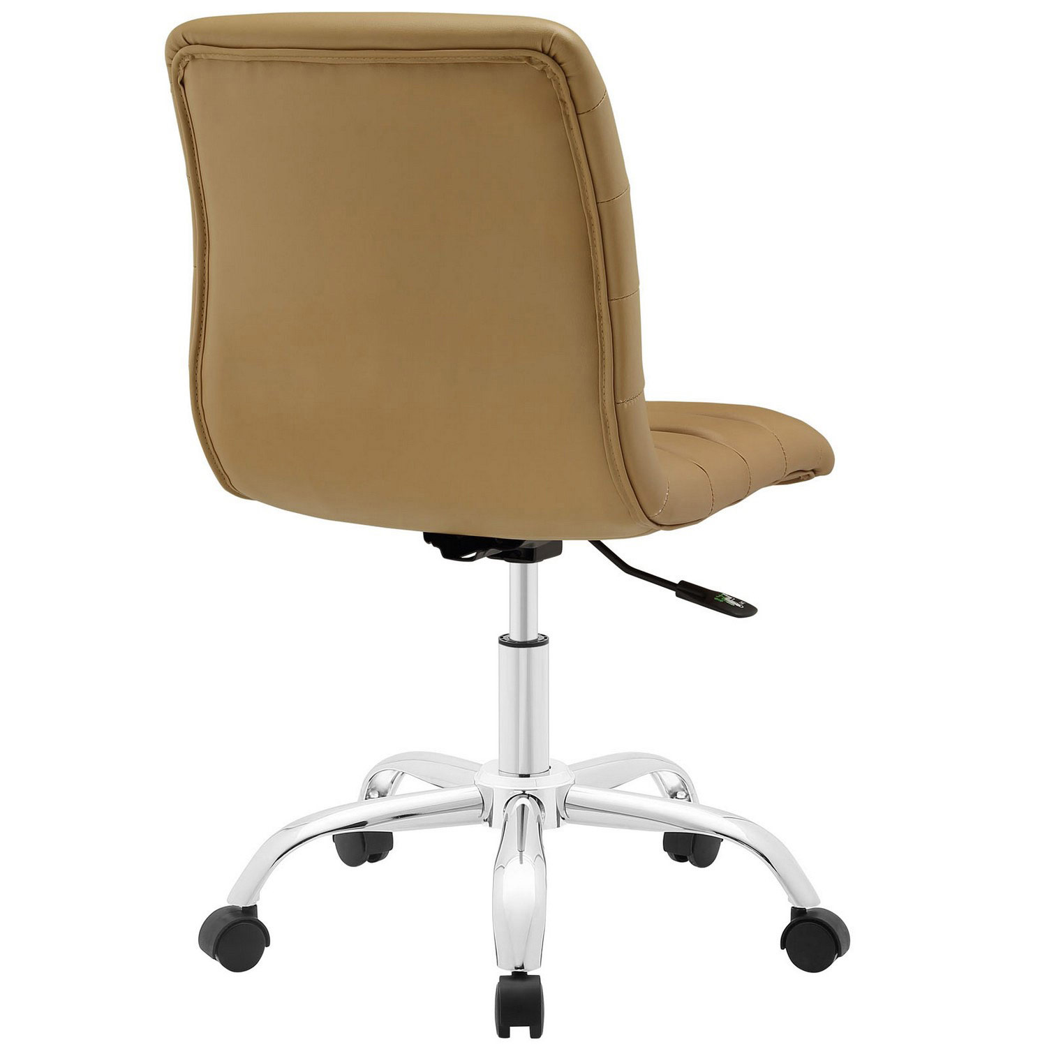 Modway Ripple Armless Mid Back Office Chair - Tan
