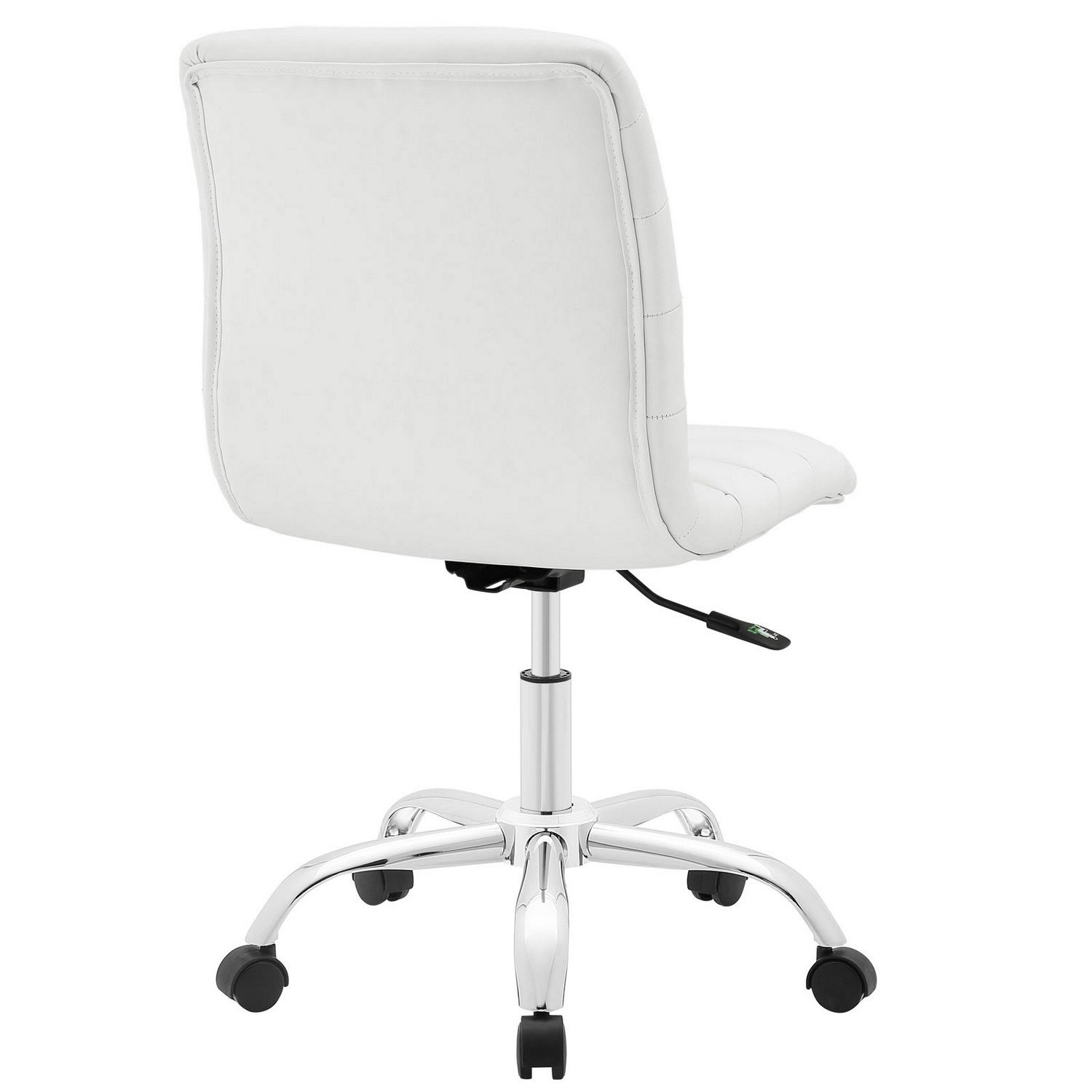 Modway Ripple Armless Mid Back Office Chair - White