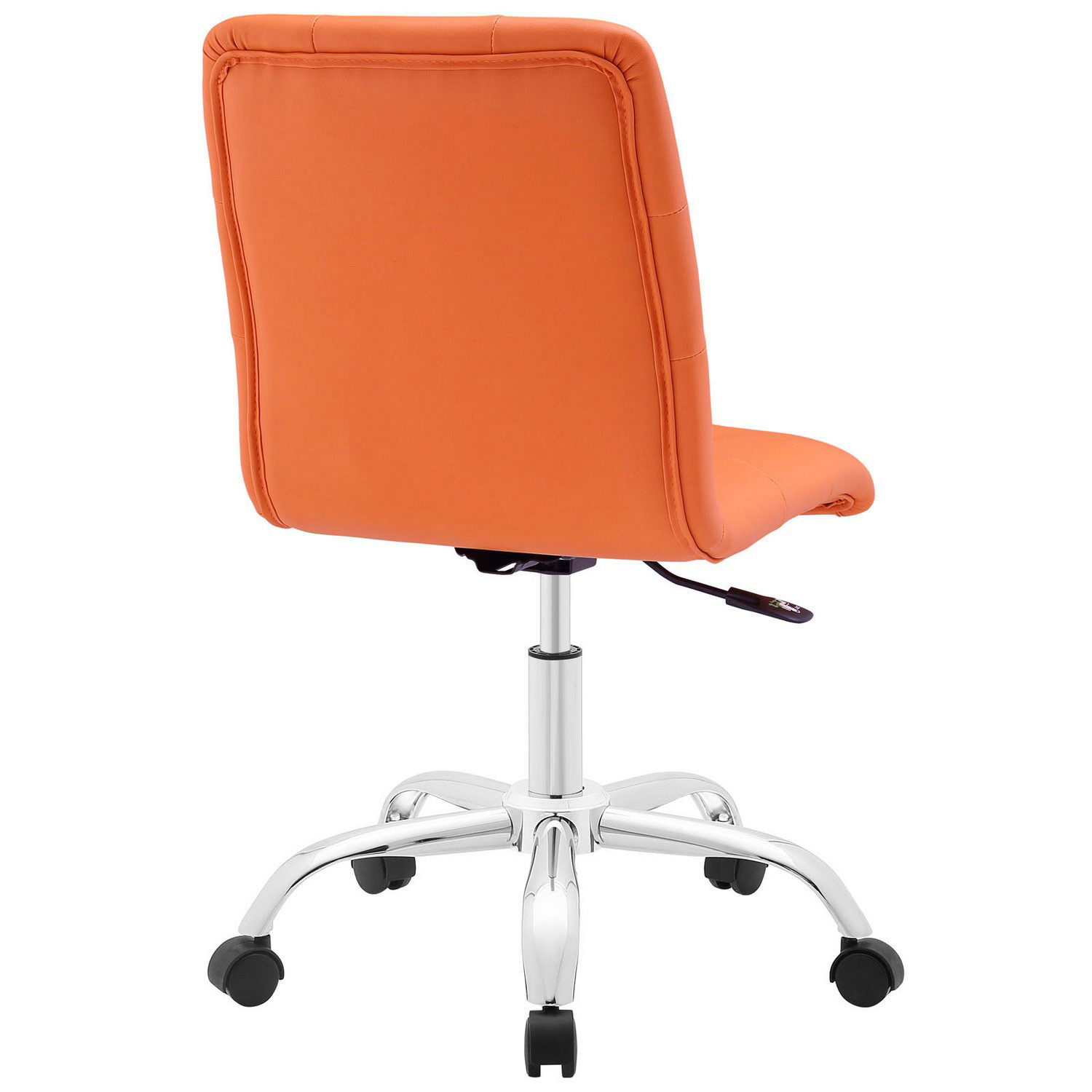 Modway Prim Armless Mid Back Office Chair - Orange