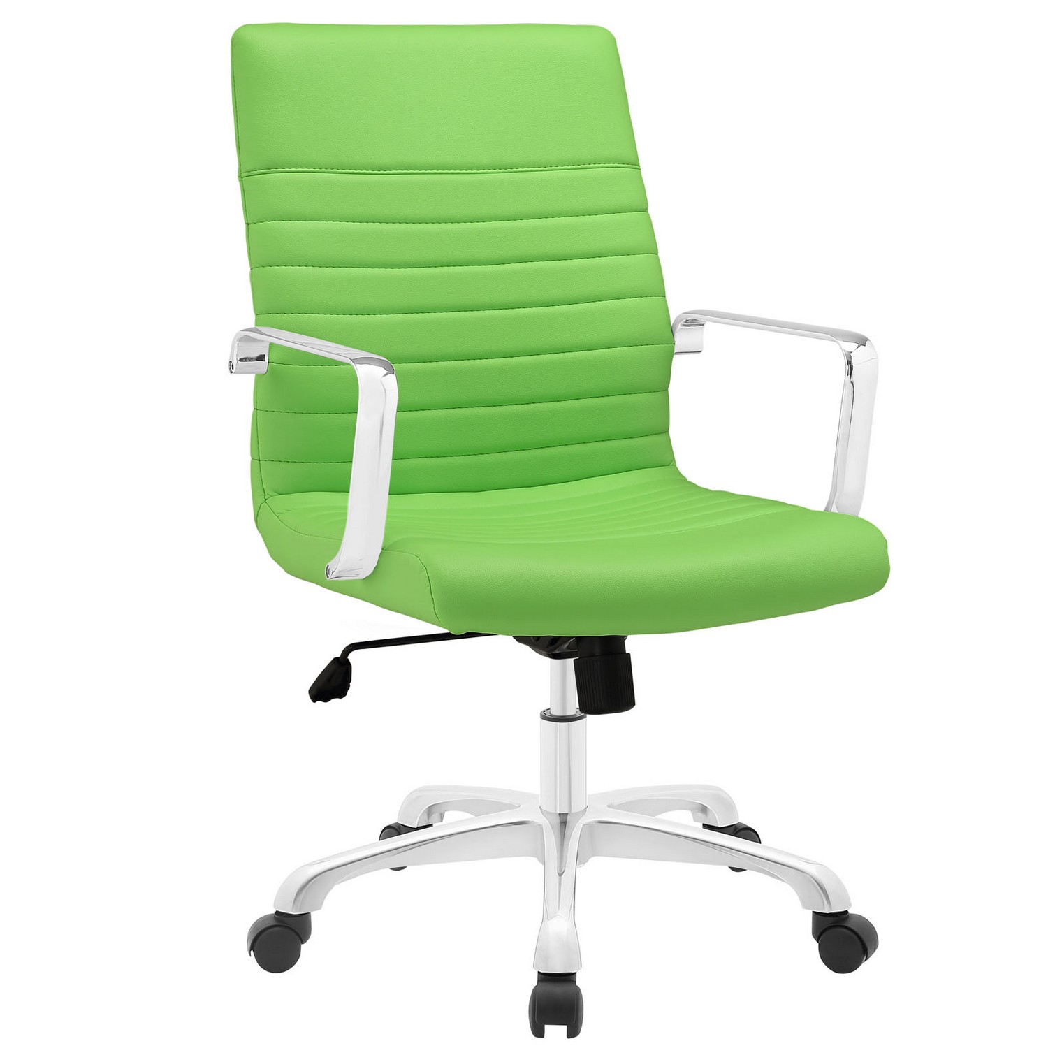 Modway Finesse Mid Back Office Chair - Bright Green