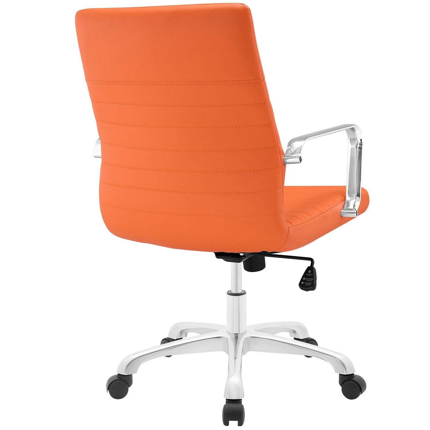 Modway Finesse Mid Back Office Chair - Orange