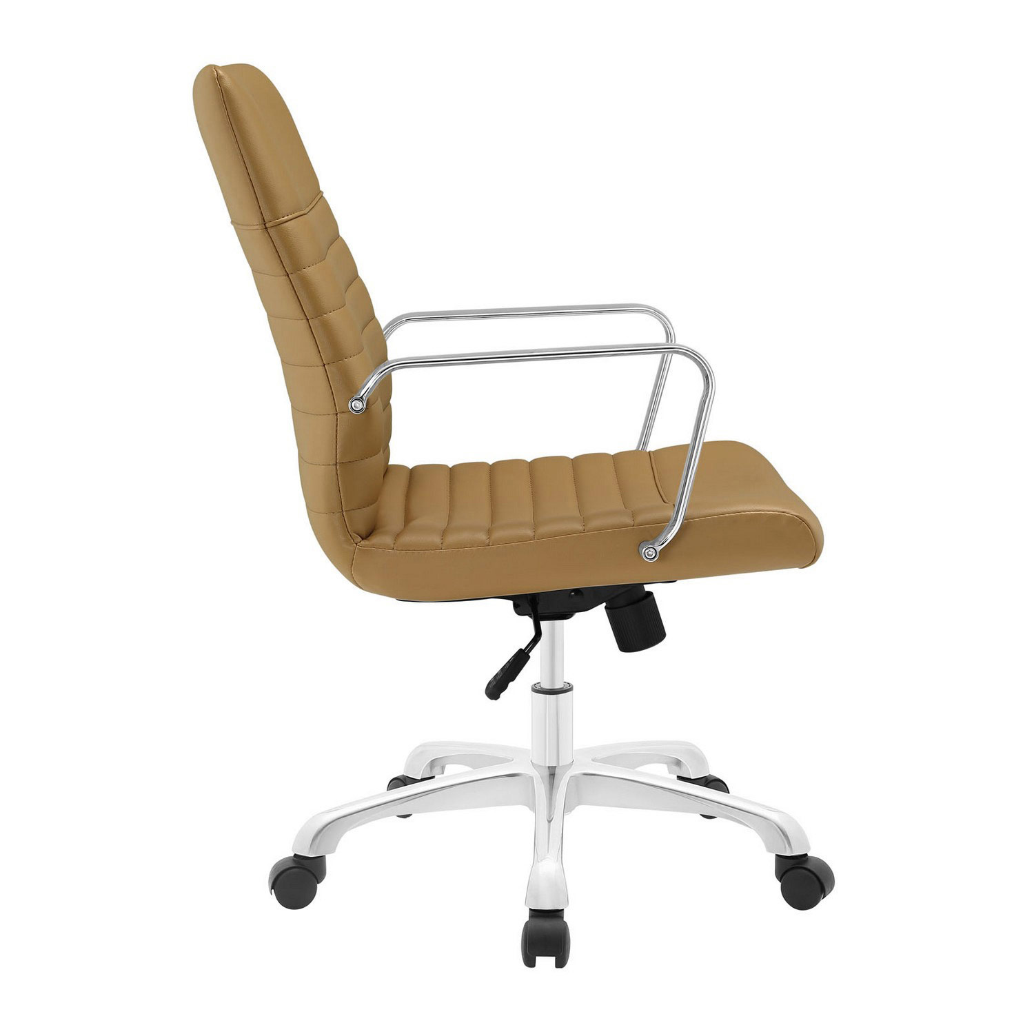 Modway Finesse Mid Back Office Chair - Tan