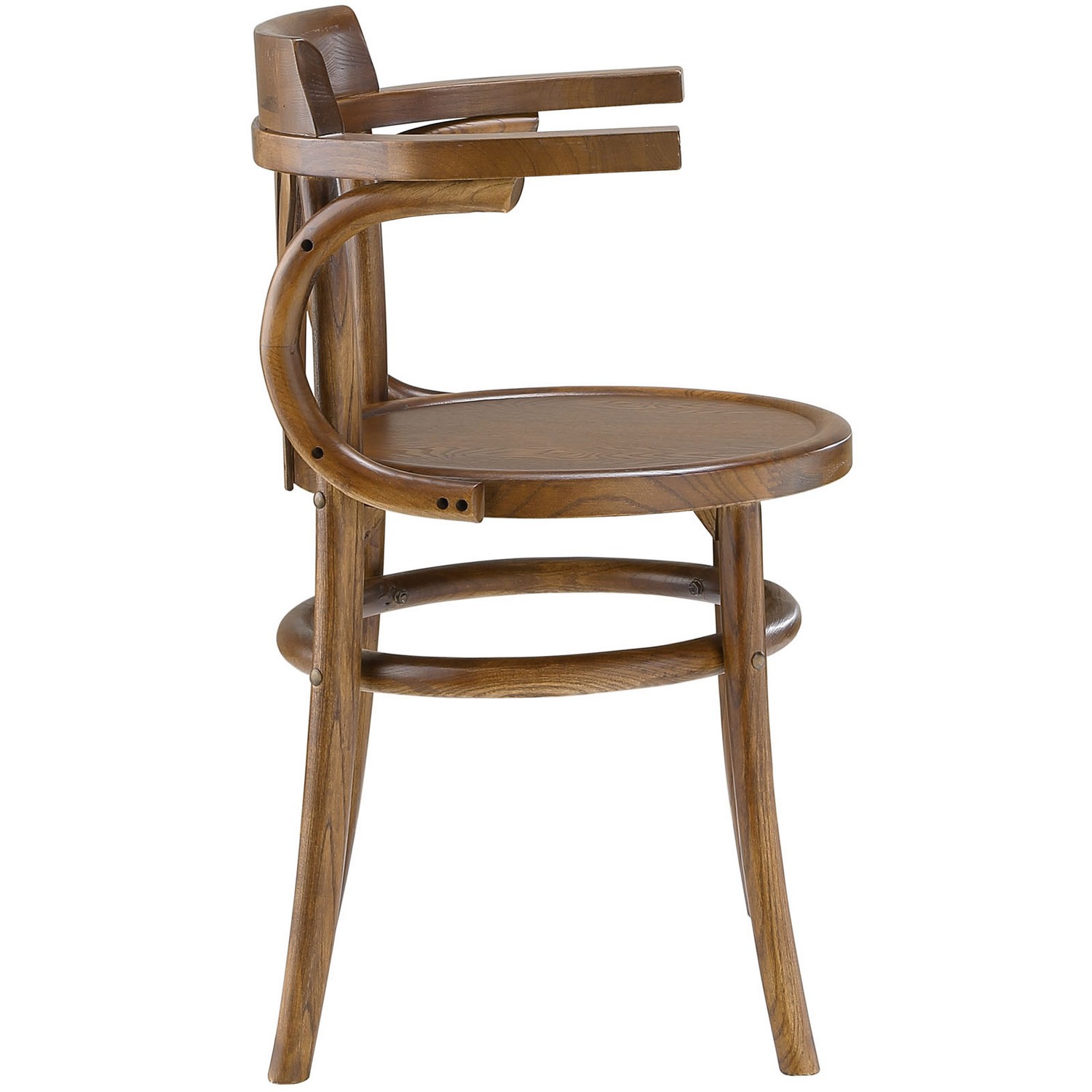 Modway Stretch Dining Side Chair - Walnut