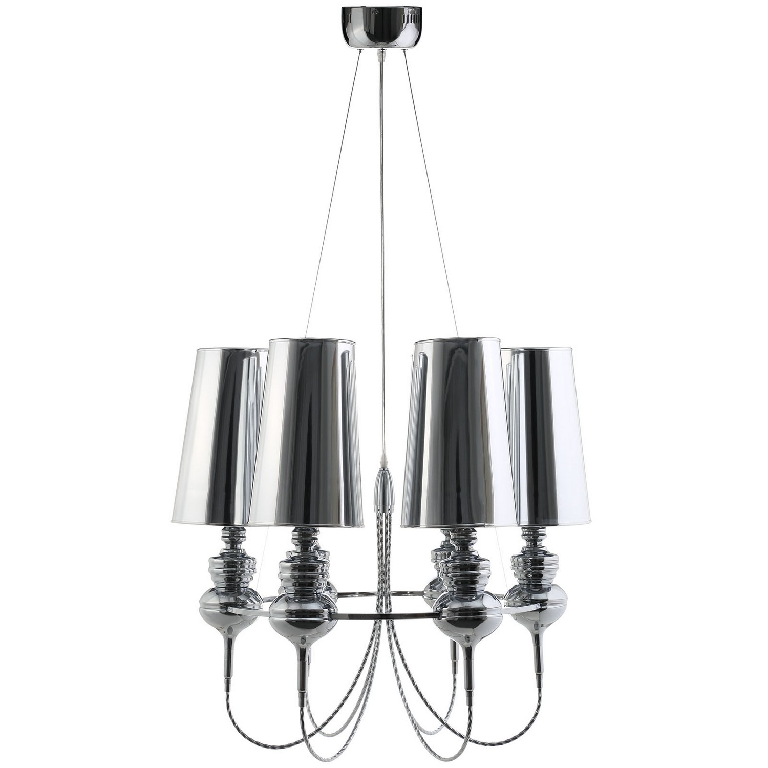 Modway Tapestry Stainless Steel Chandelier - Silver