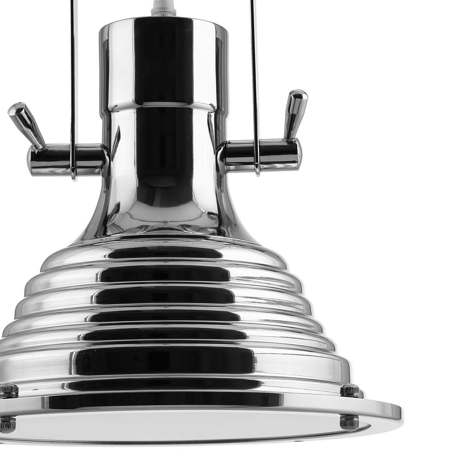 Modway Bell Stainless Steel Ceiling Fixture - Silver